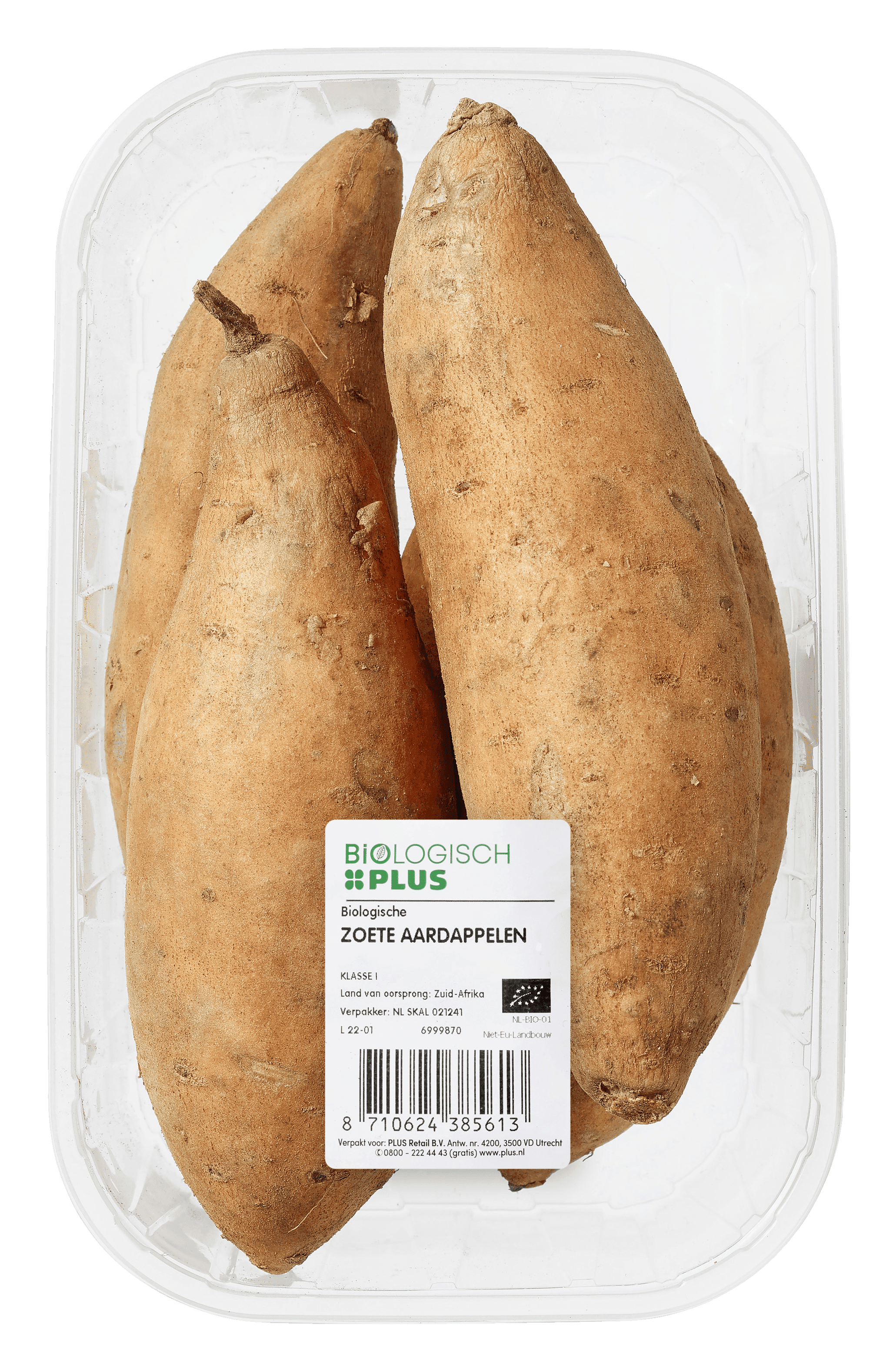 Biologisch PLUS Zoete aardappel biologisch