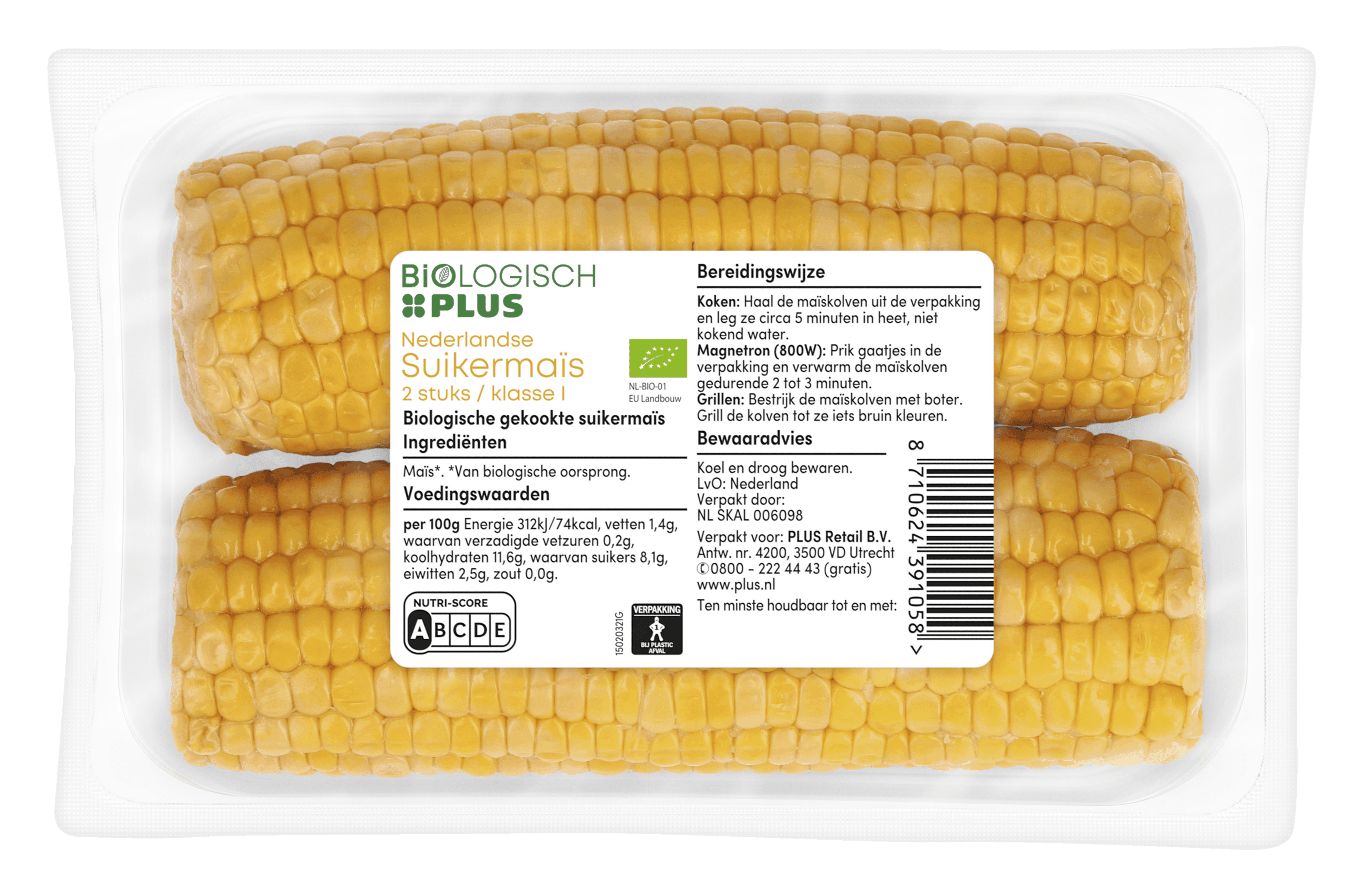 Biologisch PLUS Suikermais