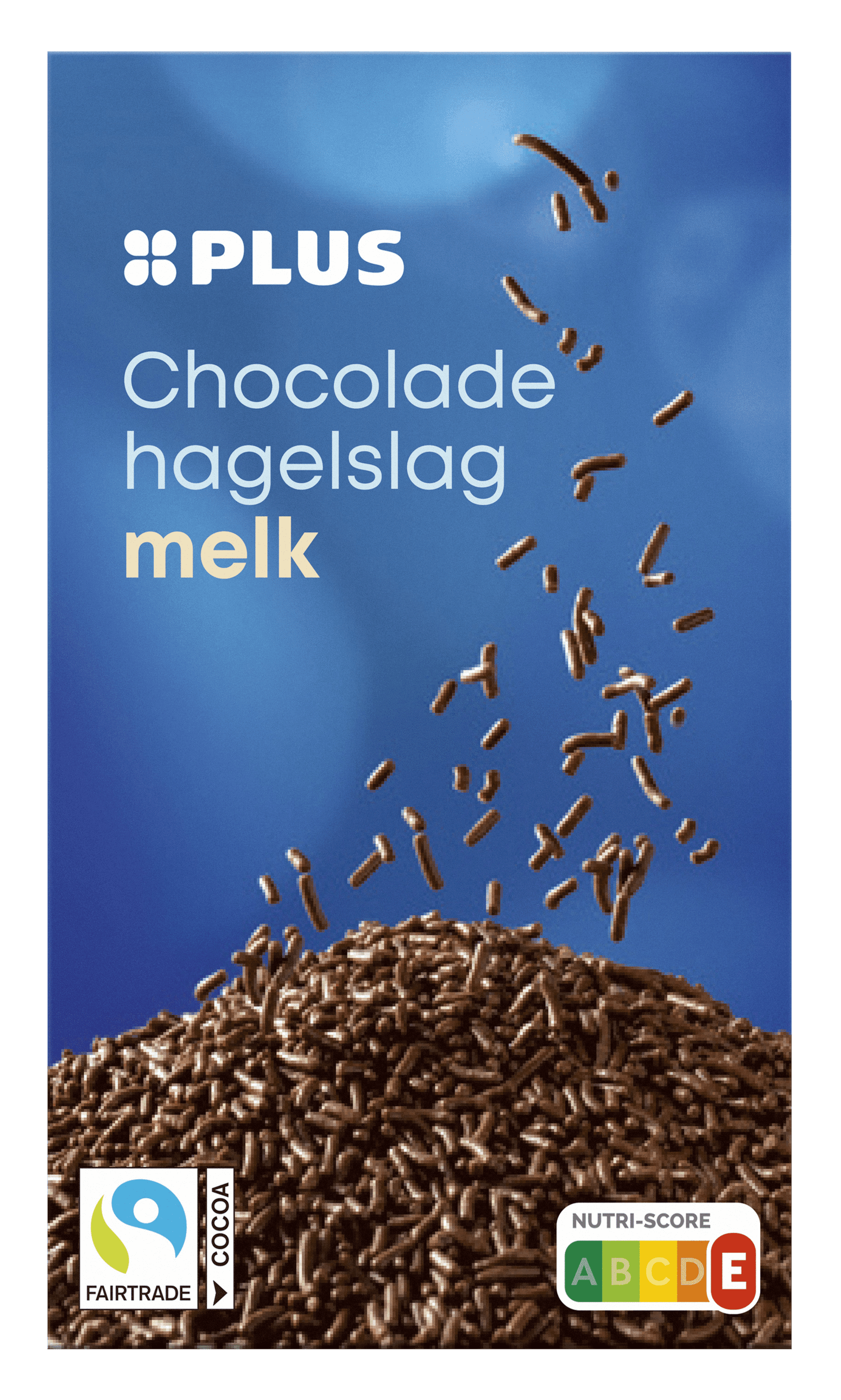 PLUS Chocoladehagelslag melk Fairtrade