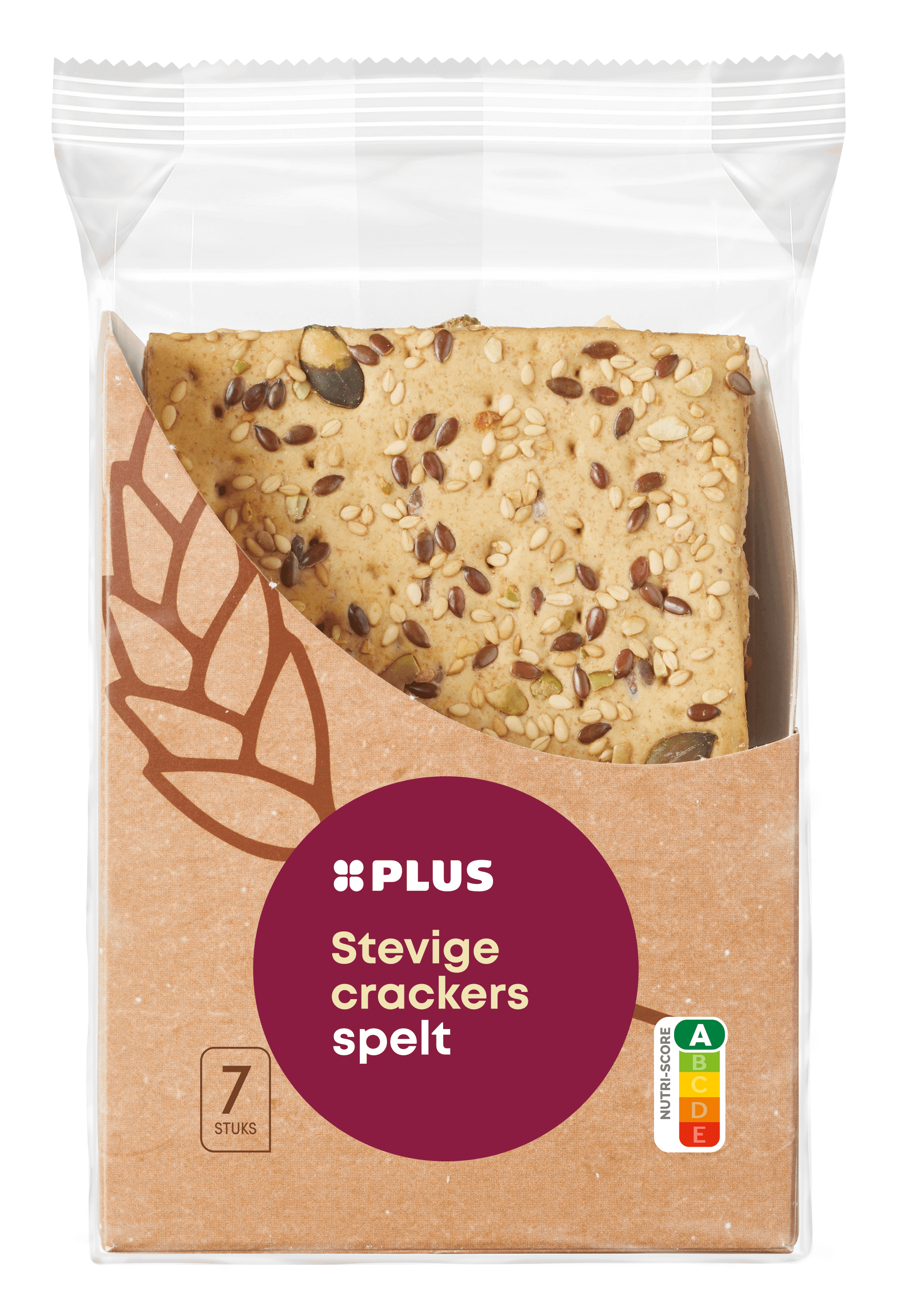 PLUS Stevige Crackers Spelt