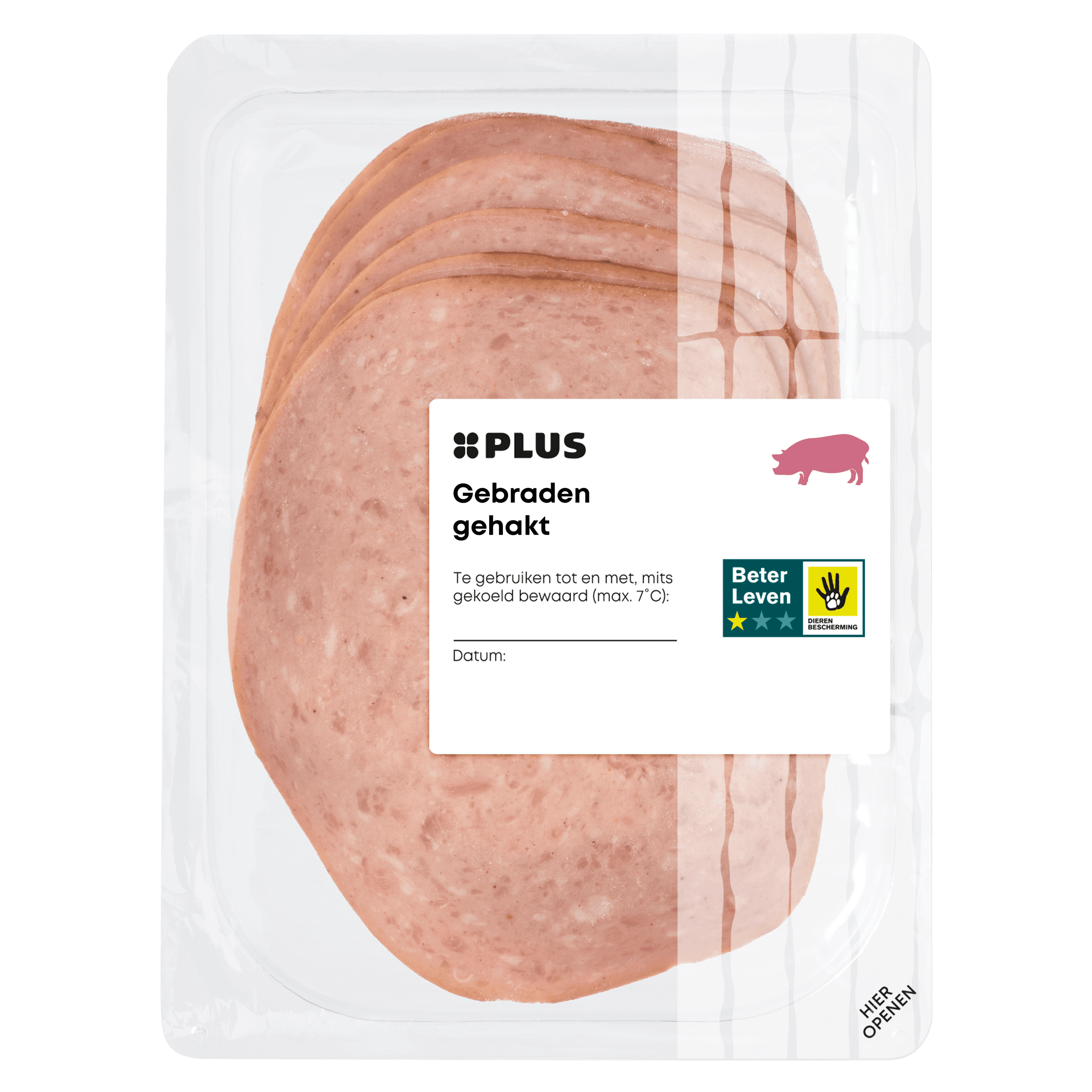 PLUS Gebraden gehakt