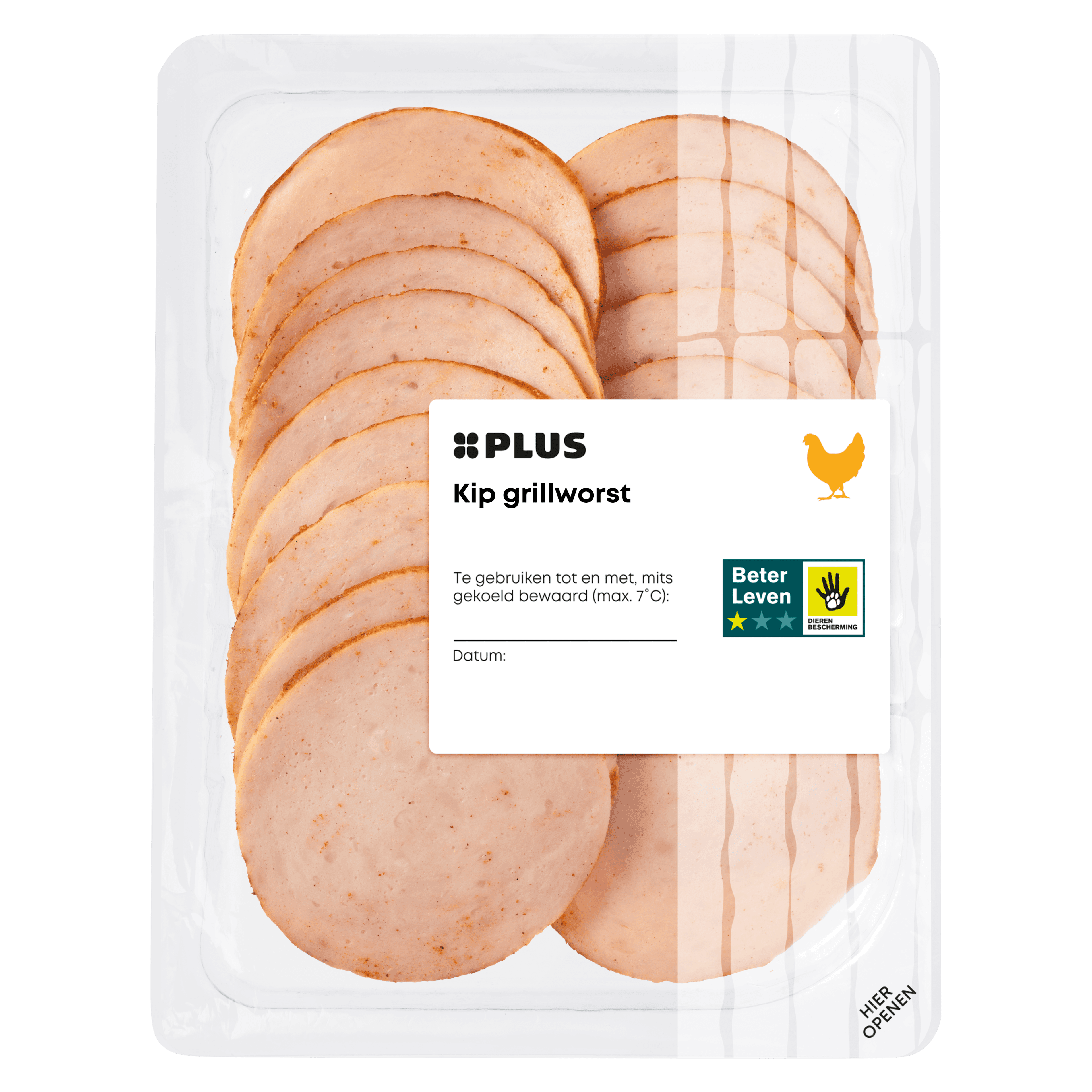 PLUS Kipgrillworst