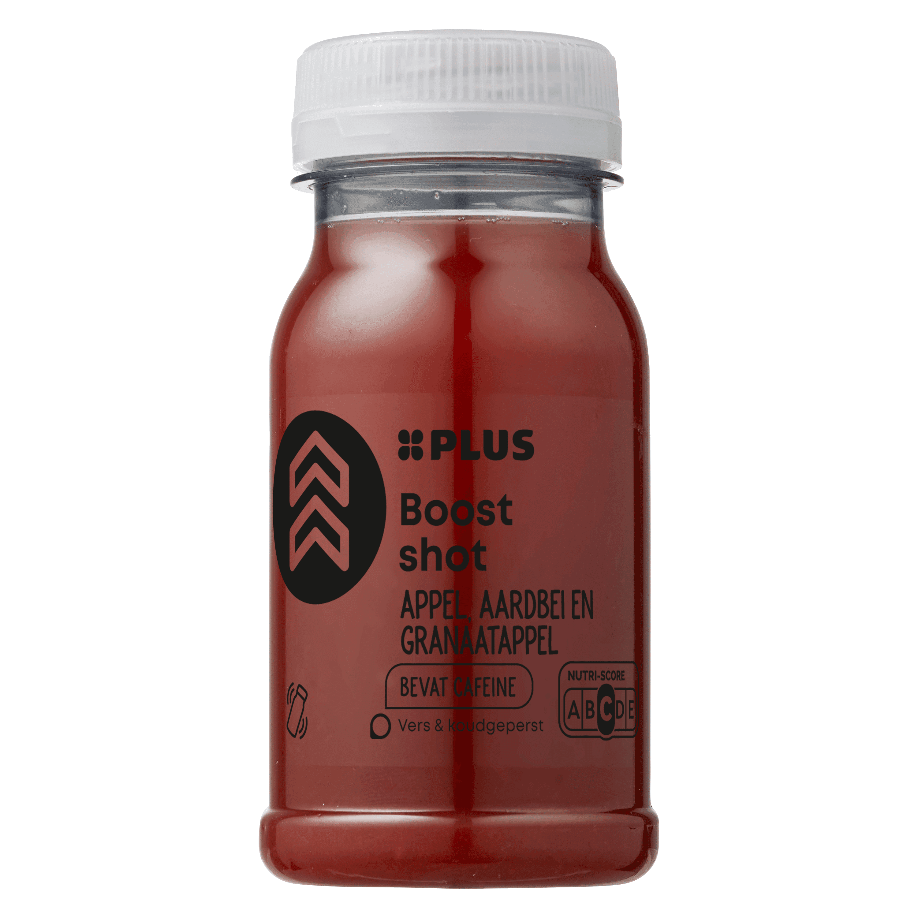 PLUS Vers shot aardbei granaatappel appel