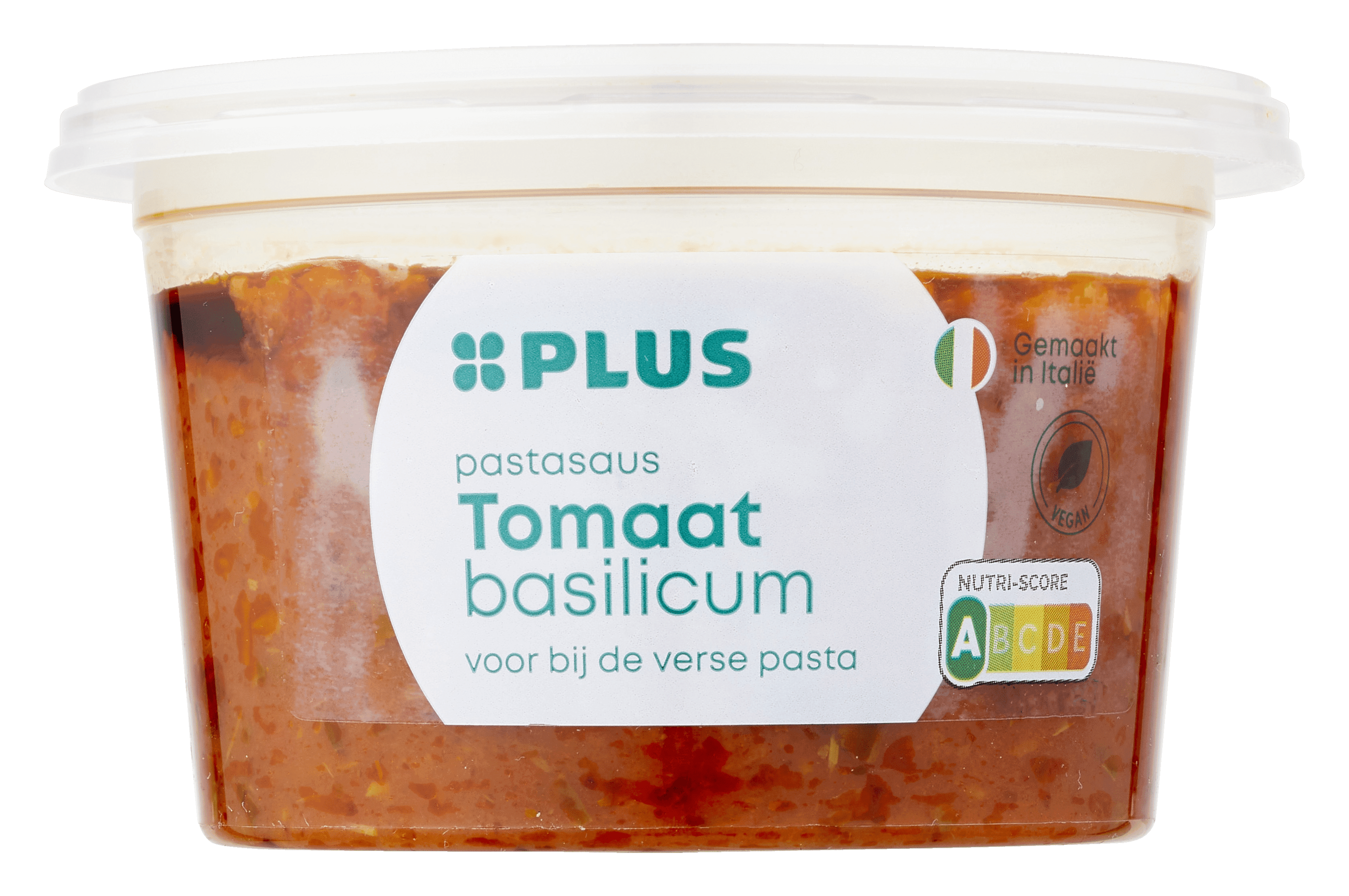 PLUS Pastasaus tomaat basilicum