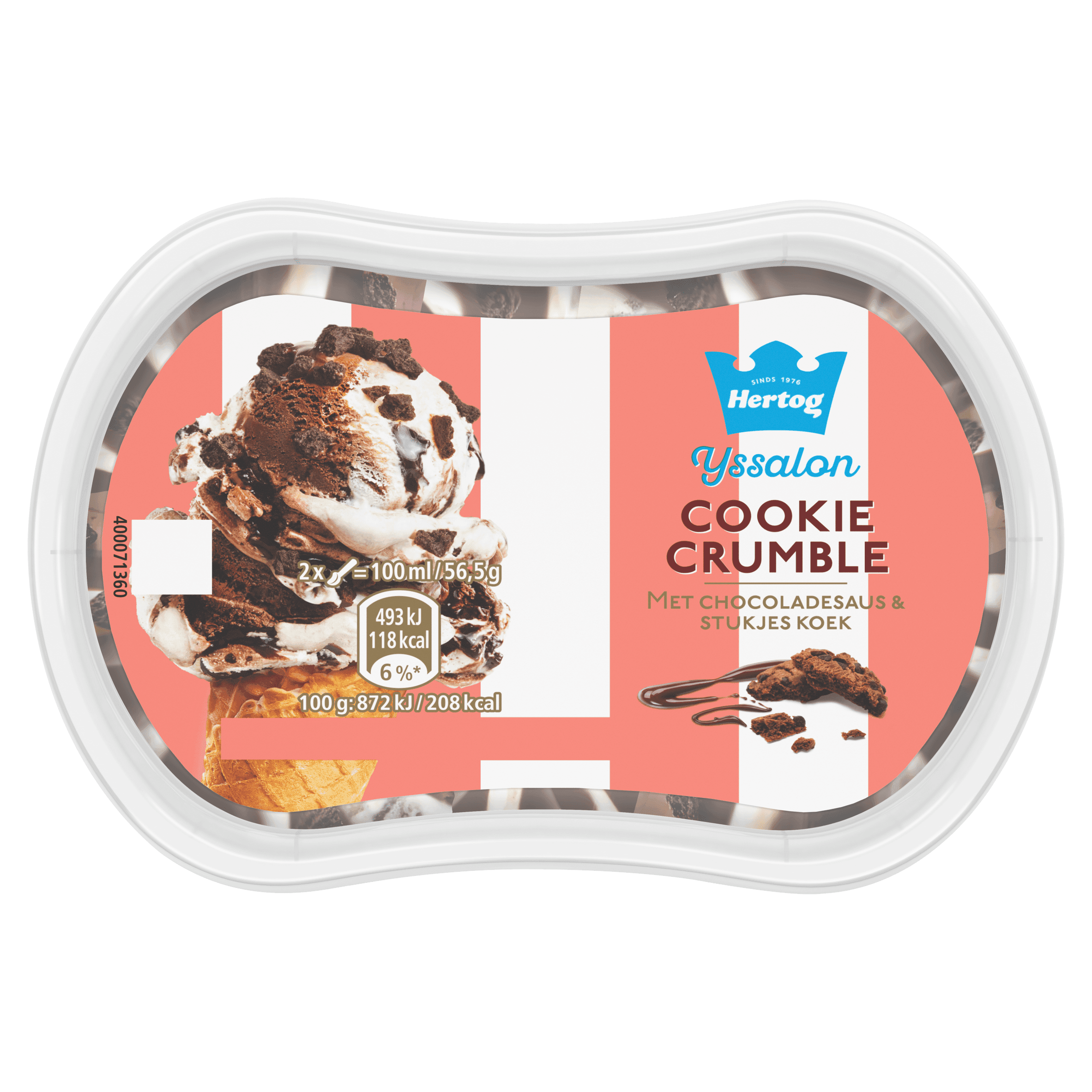 Hertog IJssalon mini cookie crumble
