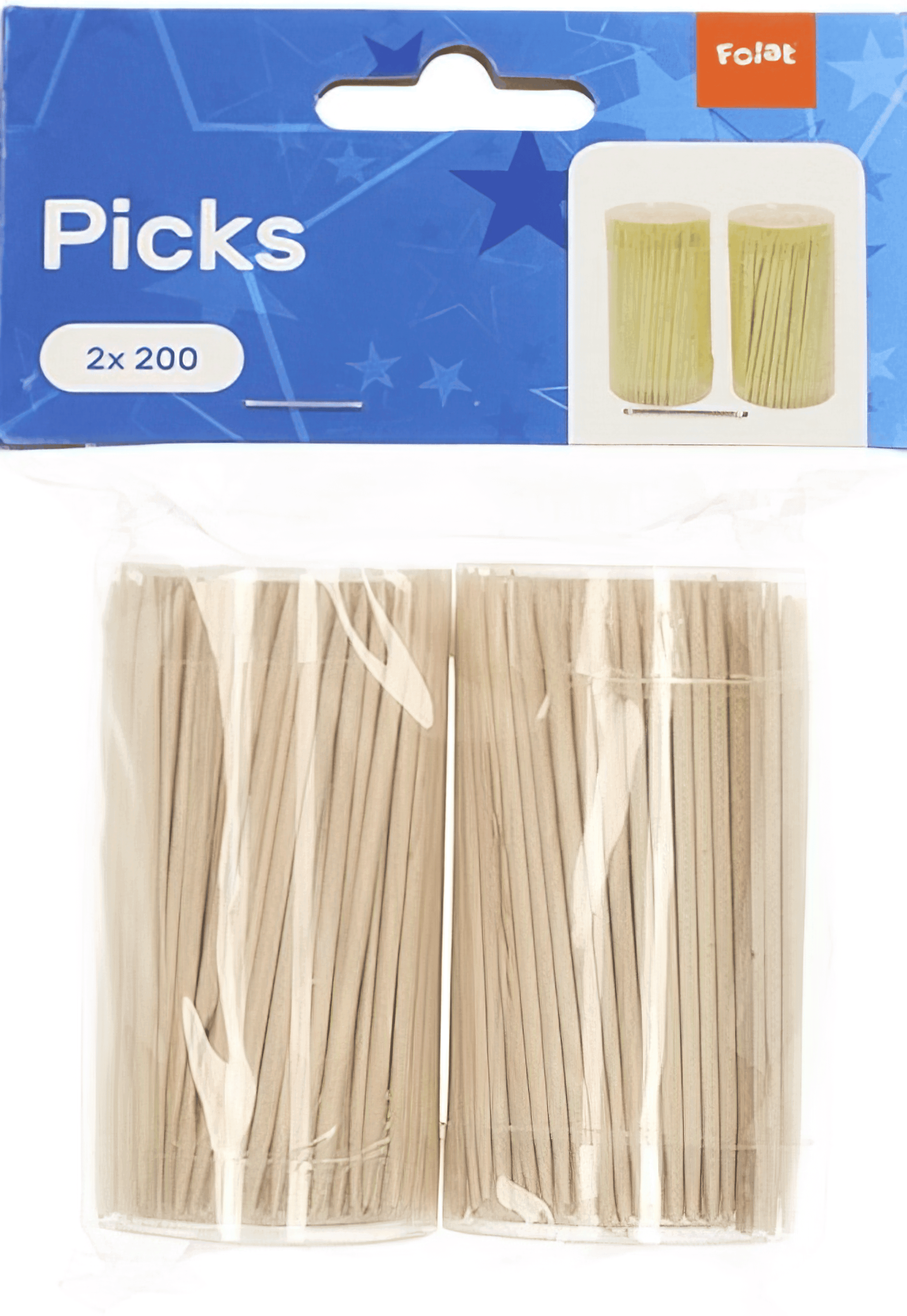Folat Cocktailprikkers 2x200 stuks