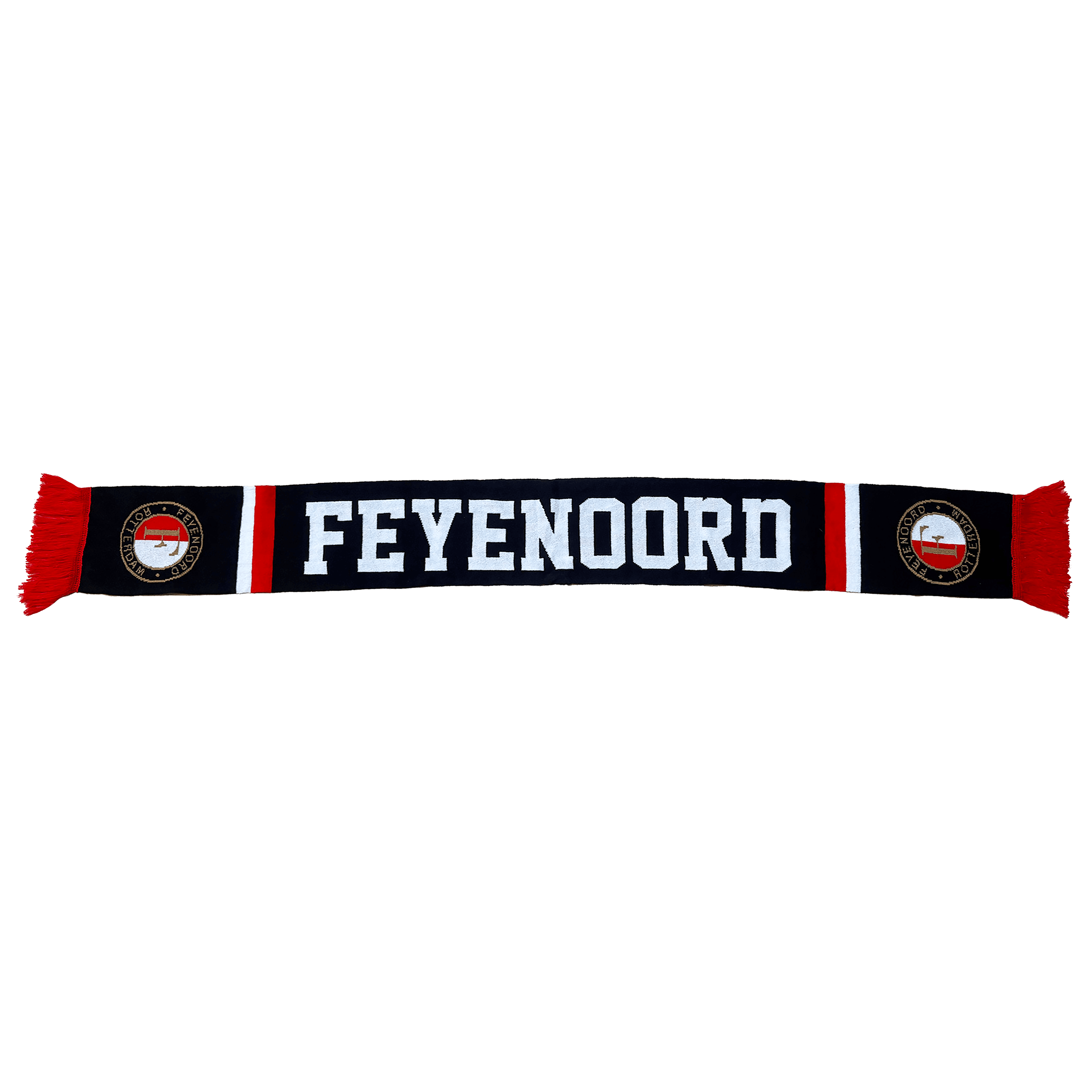 Neutraal Fan sjaal 140 x 17 cm Feyenoord