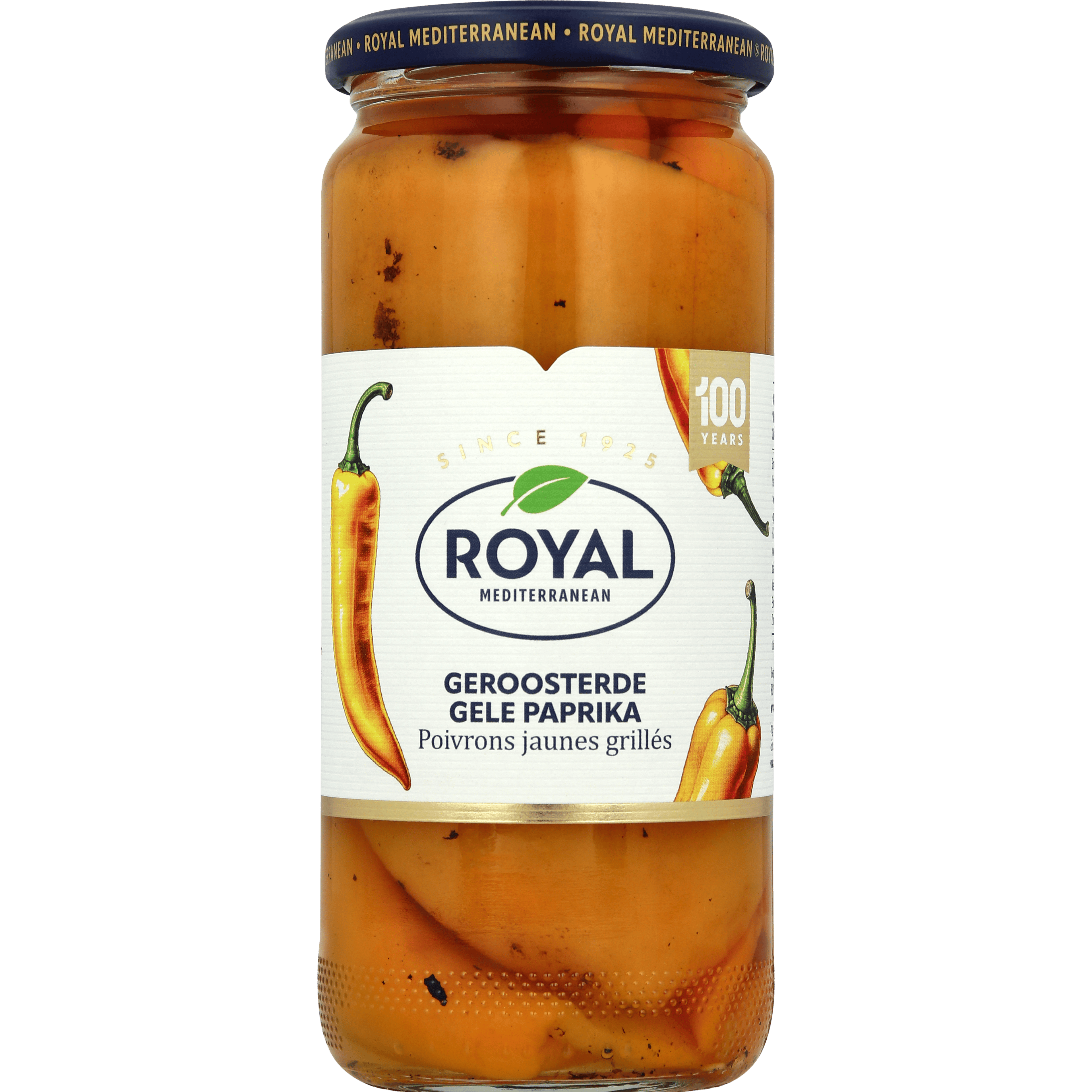 Royal Geroosterde gele paprika
