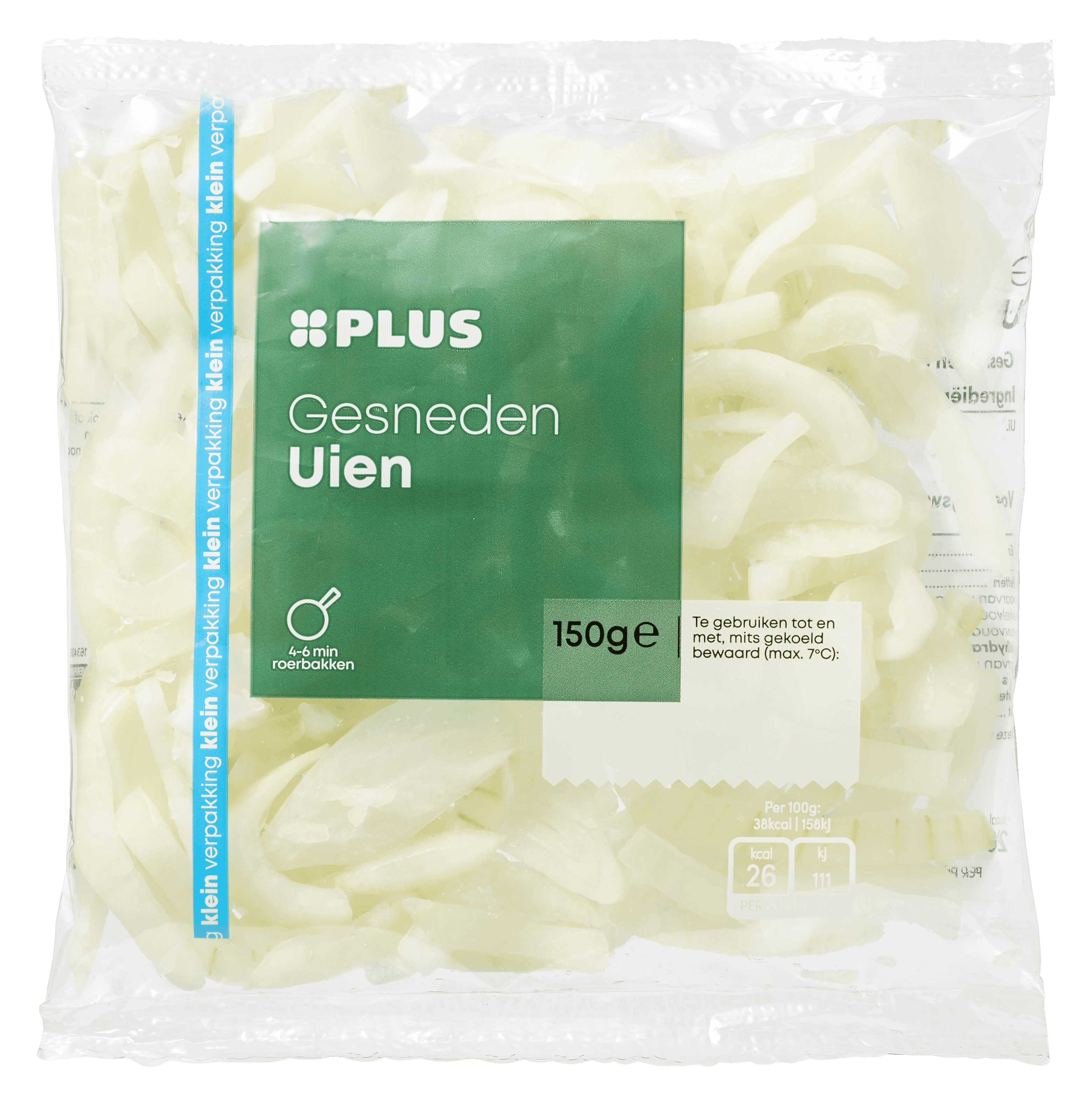 PLUS Uien gesneden