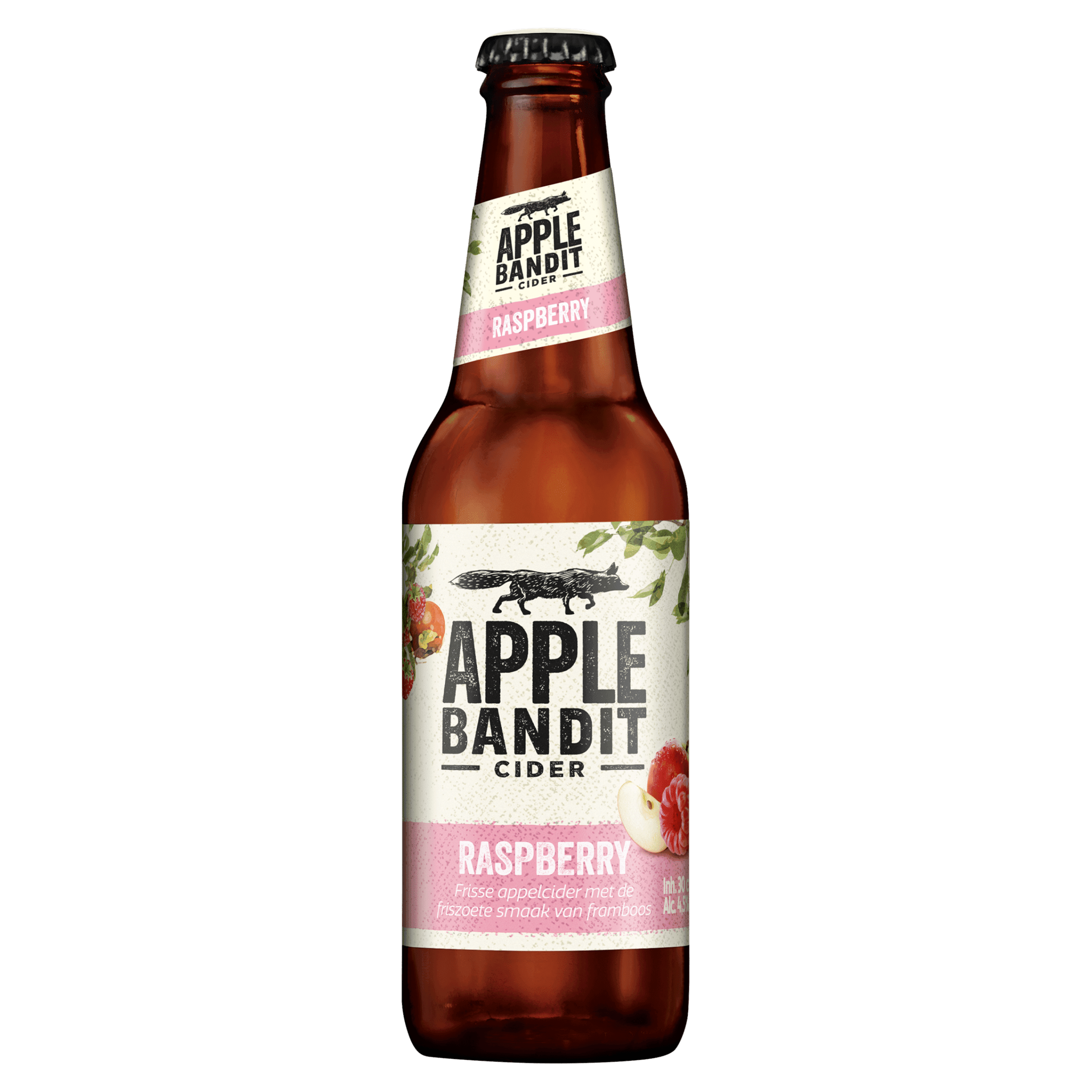 Apple Bandit Raspberry cider fles