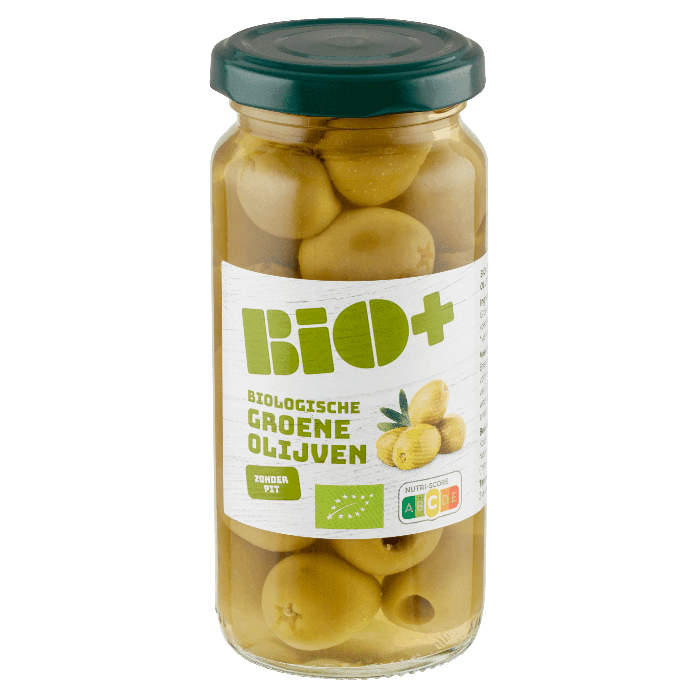 Bio+ Groene olijven zonder pit