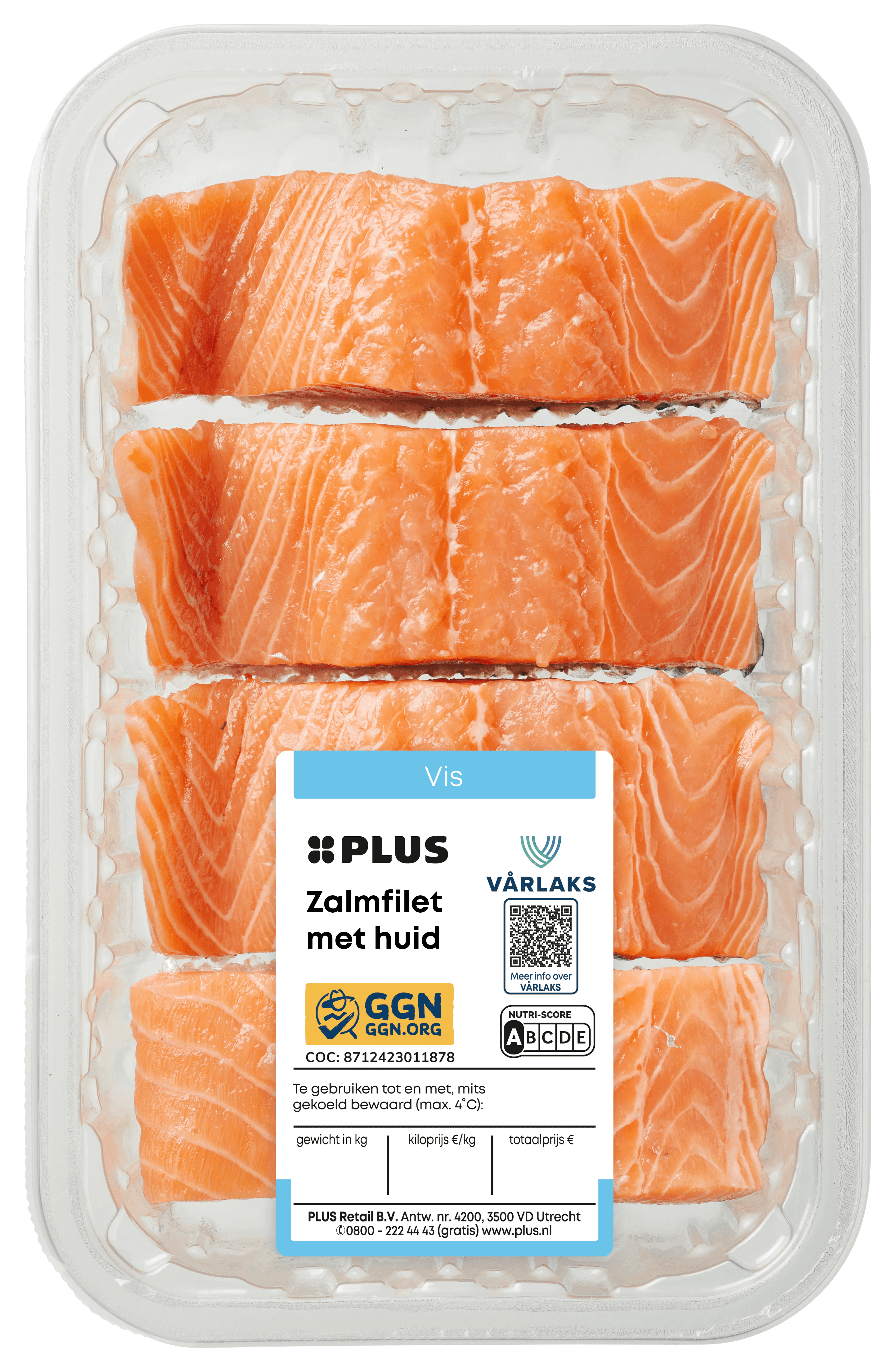 PLUS Zalmfilet met huid