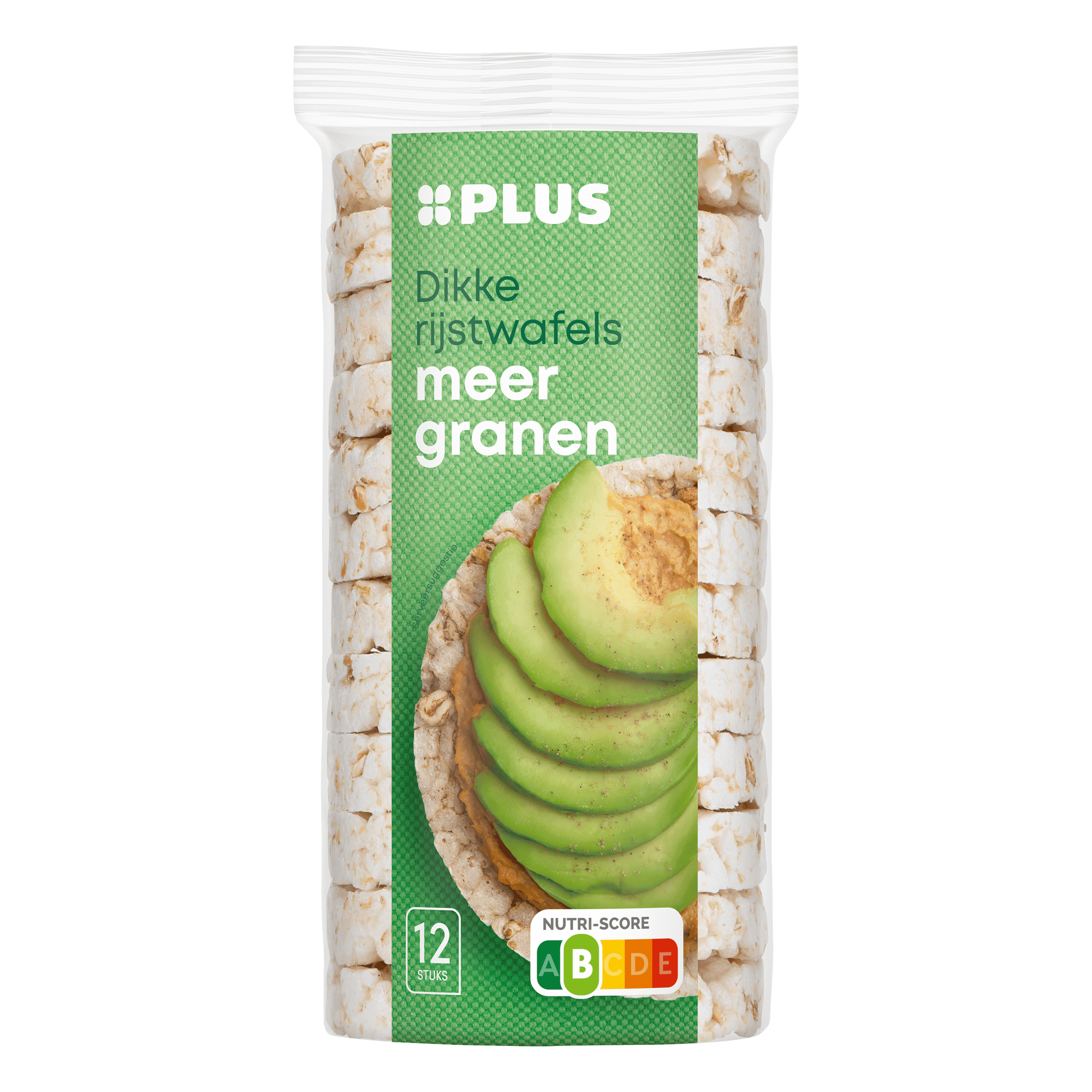 PLUS Dikke rijstwafels meergranen
