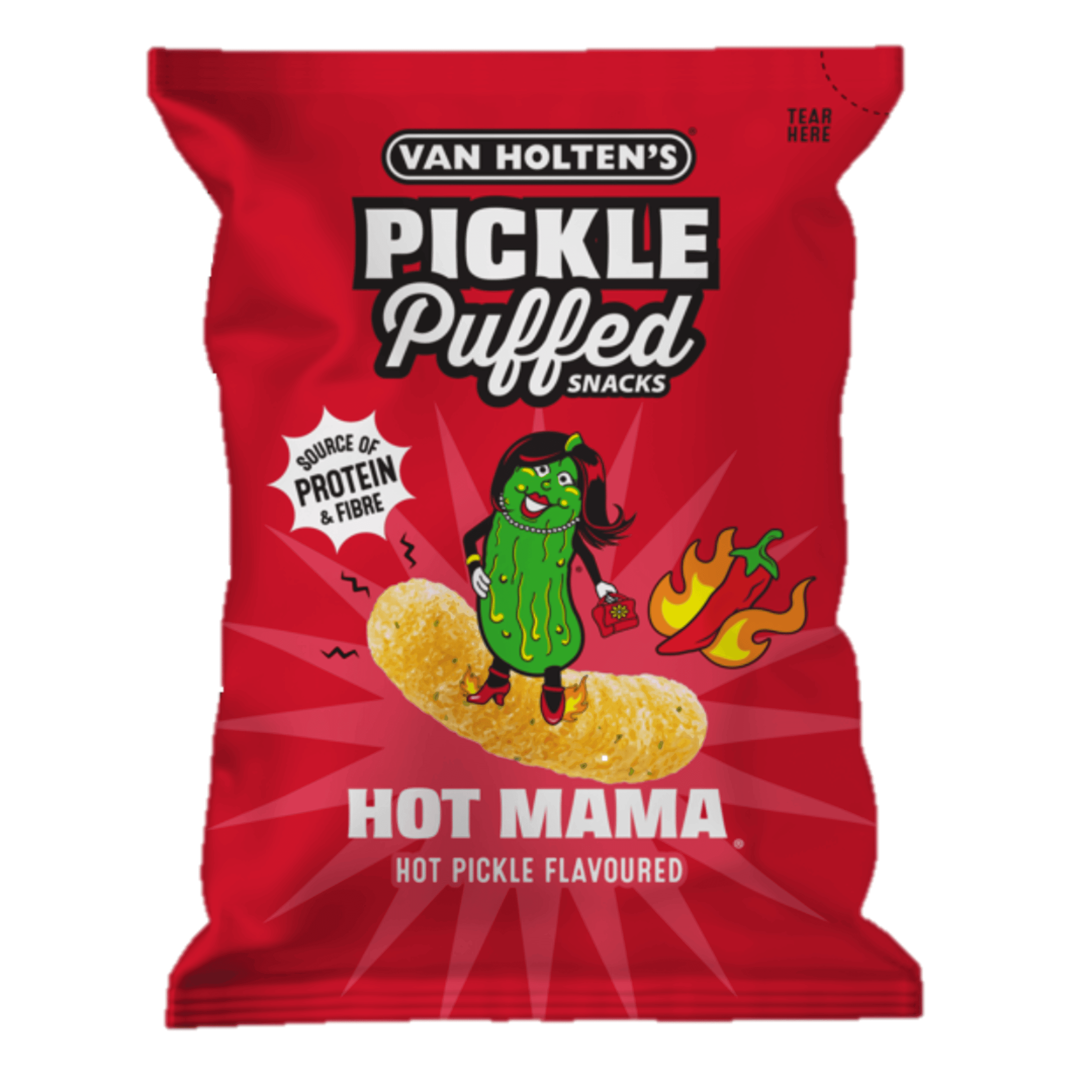 Van Holten Hot Mama Hot Pickle Puffs