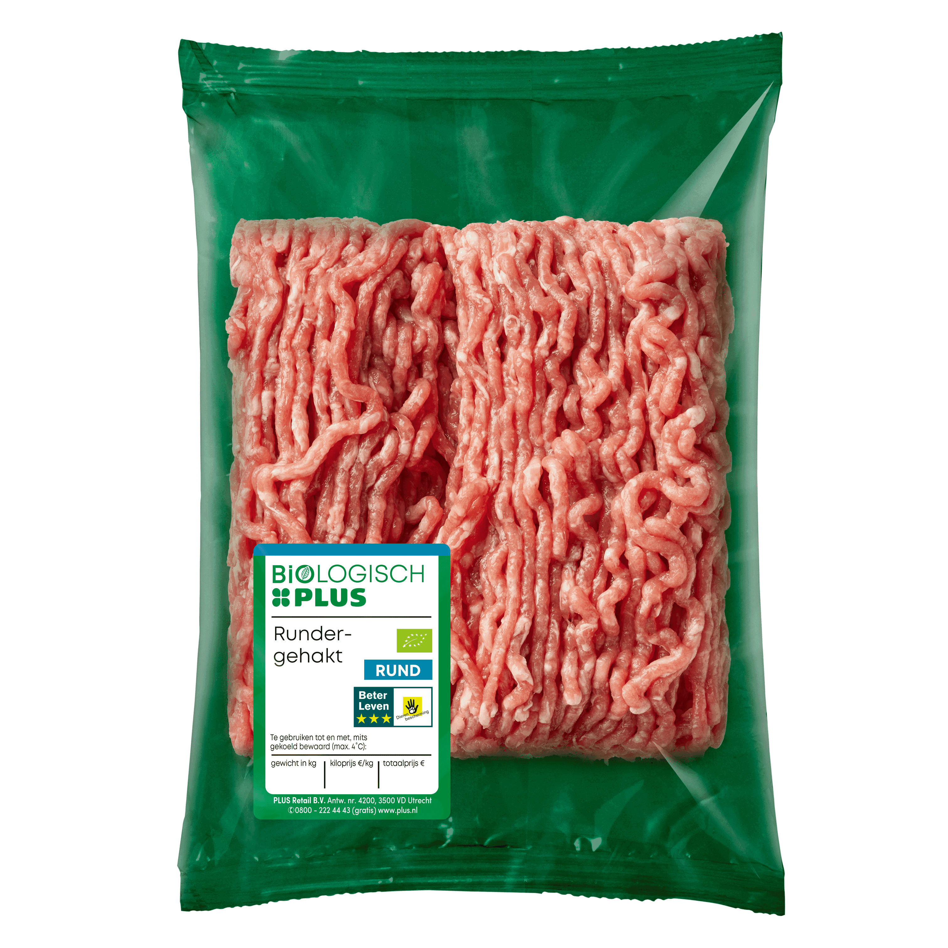 Biologisch PLUS Rundergehakt
