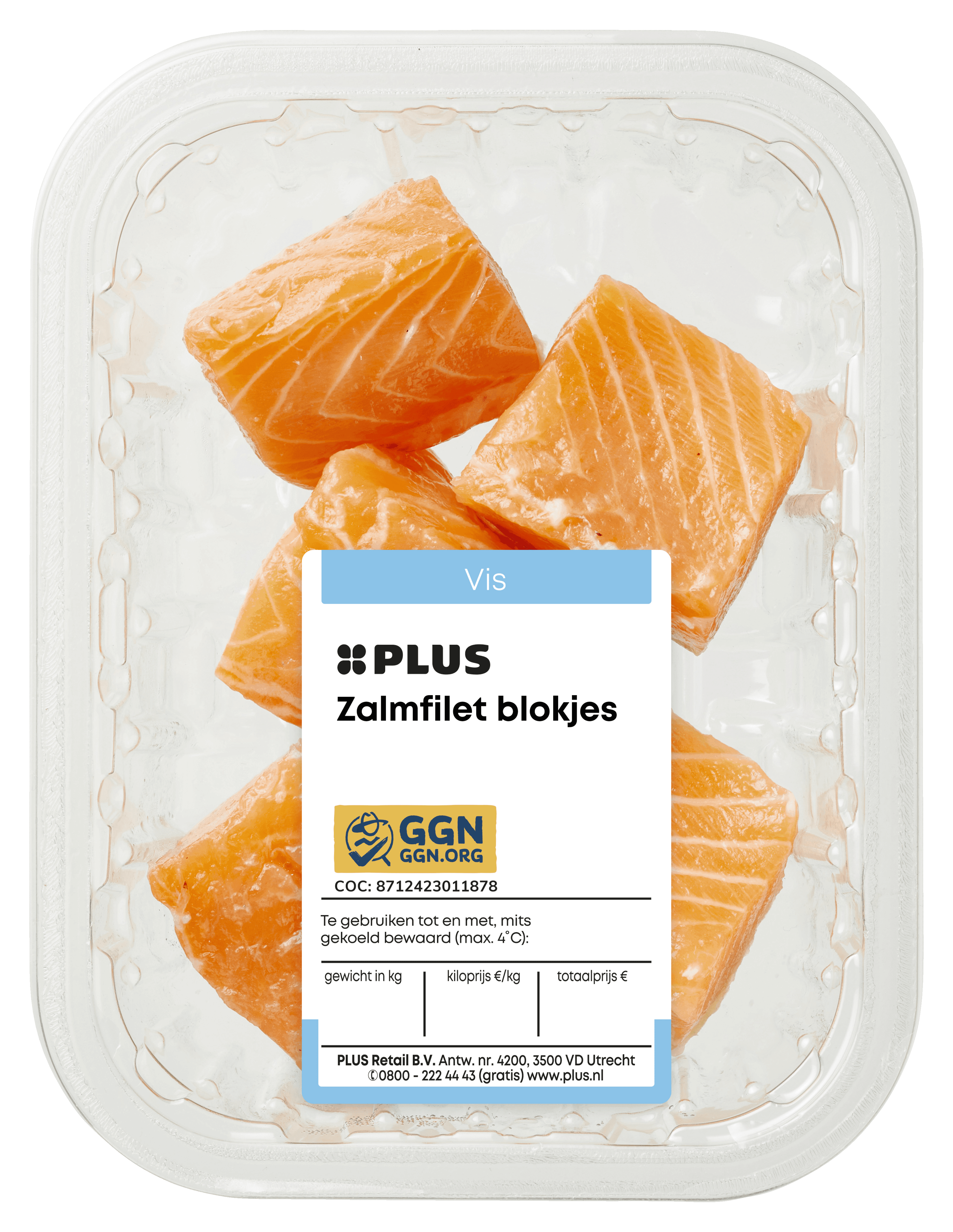 PLUS Zalmblokjes