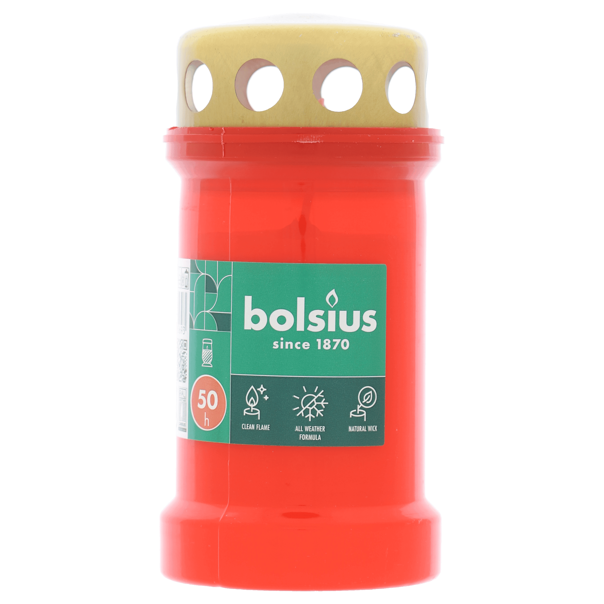 Bolsius Herdenkingslicht nr 3 met deksel
