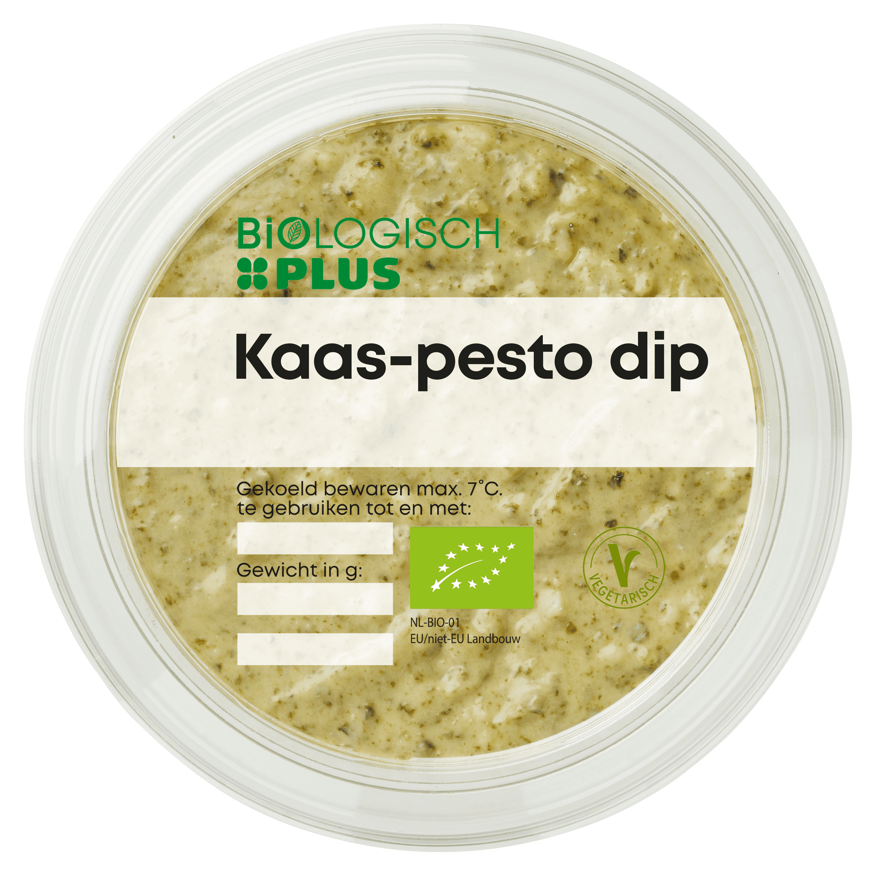 Biologisch PLUS Kaas-pesto dip