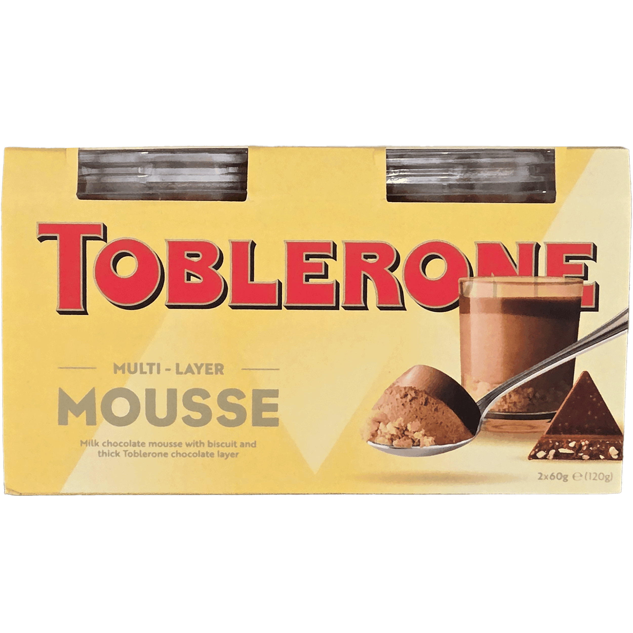 Mondelez Toblerone chocolade mousse 2x60g