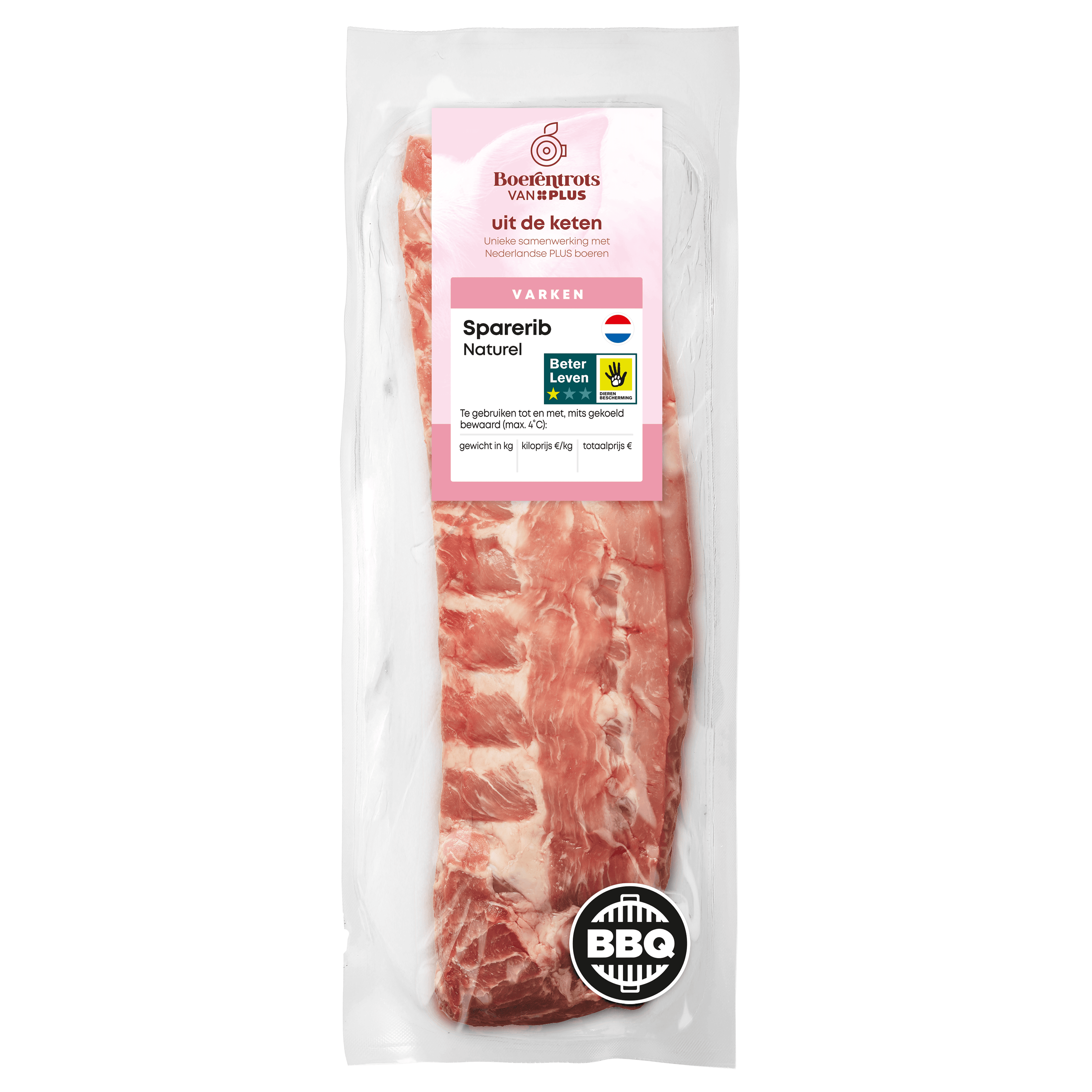 PLUS Boerentrots Sparerib Naturel