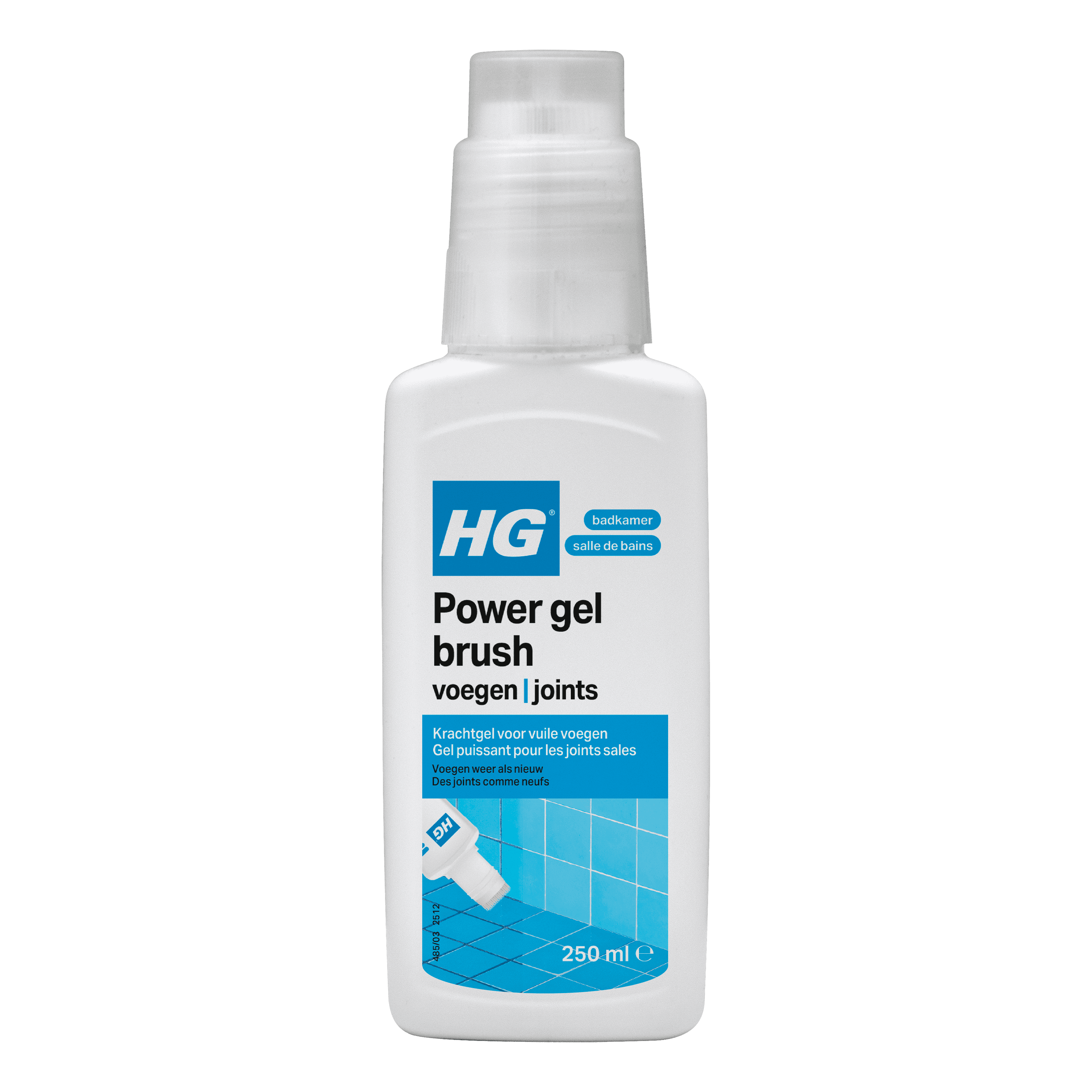 HG Badkamer voegen power gel borstel