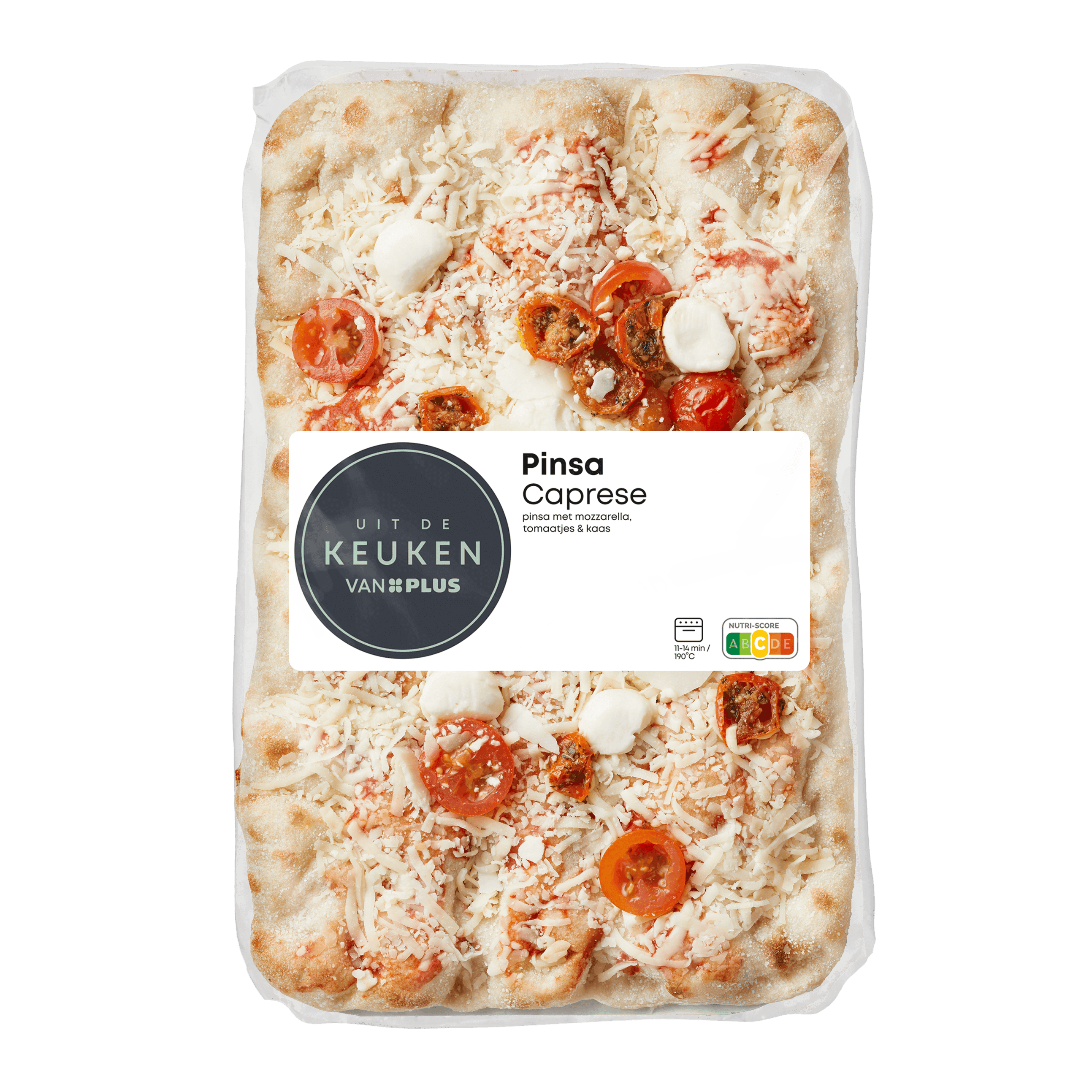 Uit de keuken van PLUS Pinsa Caprese