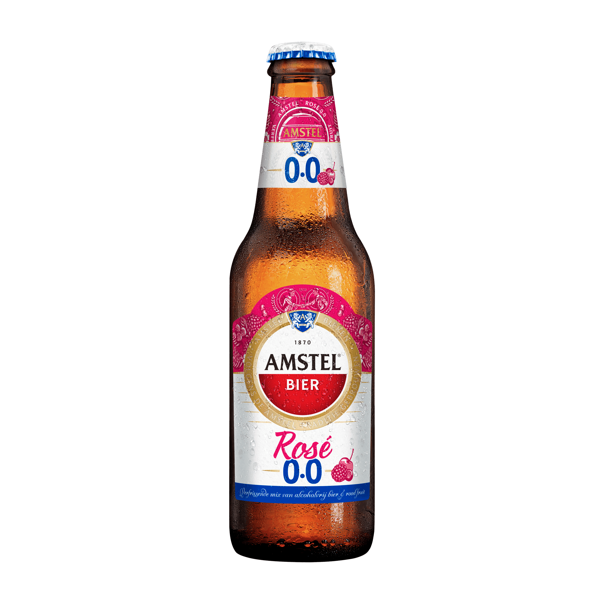 Amstel Rosé 0.0 bier fles