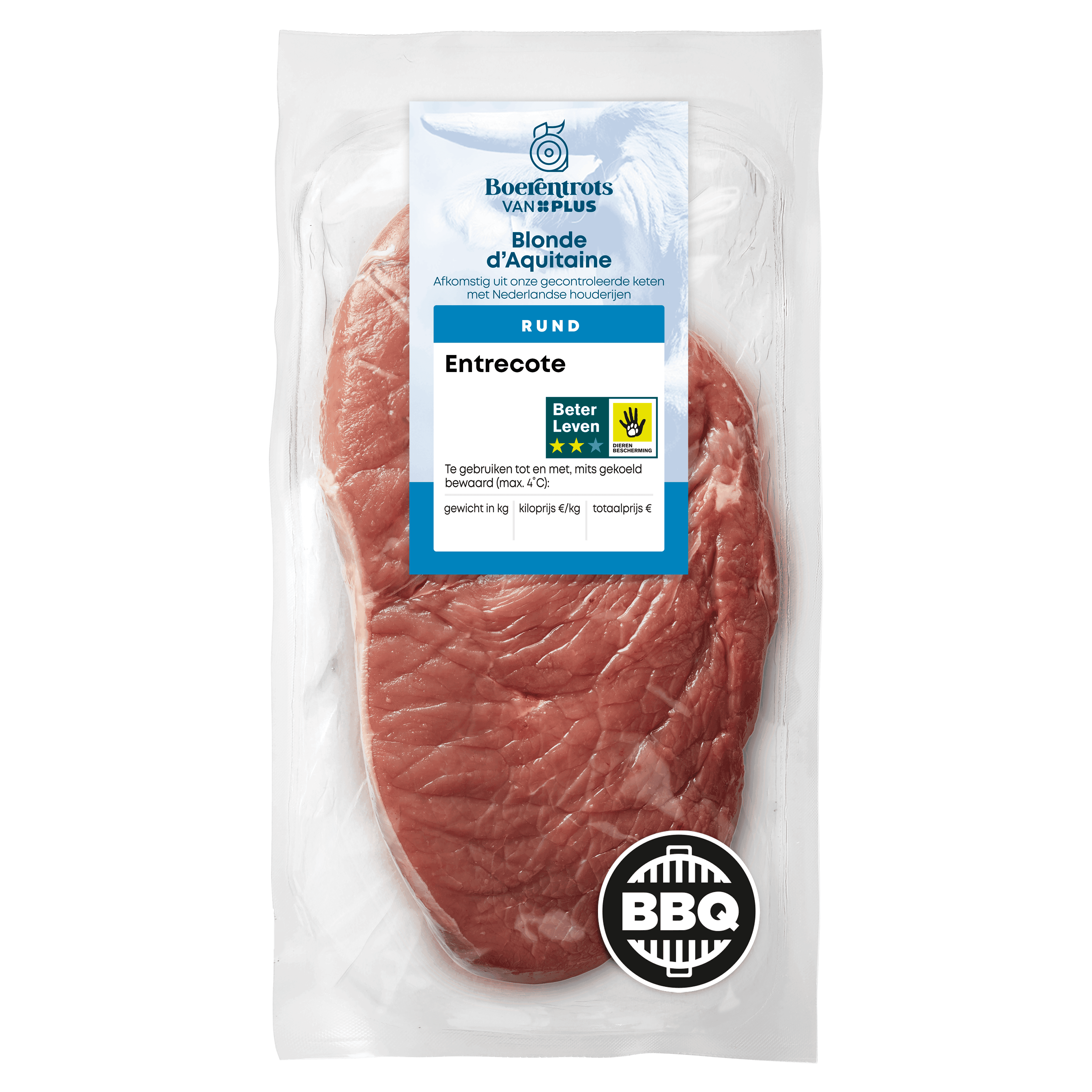 PLUS Boerentrots Blonde d'Aquitaine Entrecote 