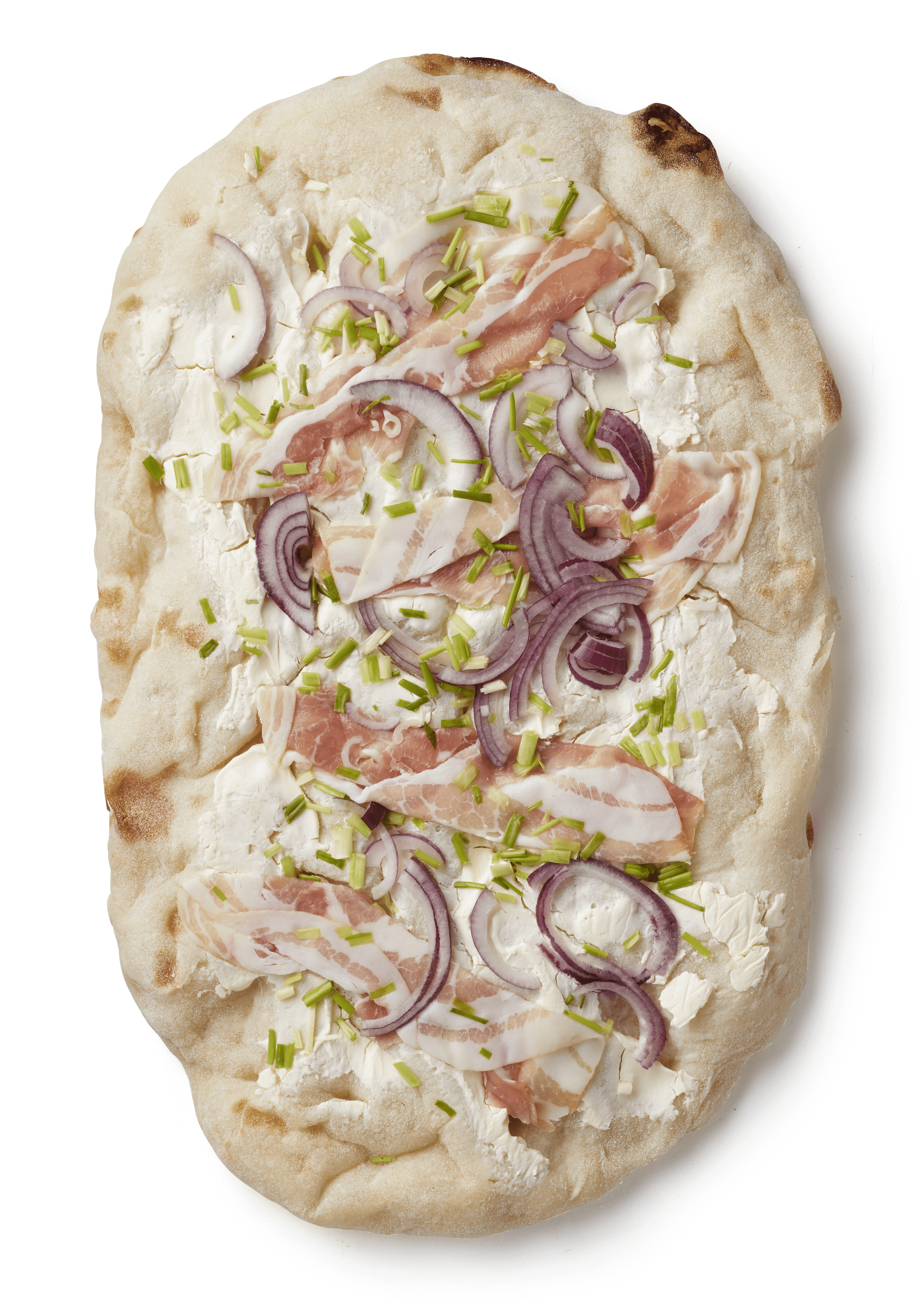 Uit de keuken van PLUS Pinsa spek en ui