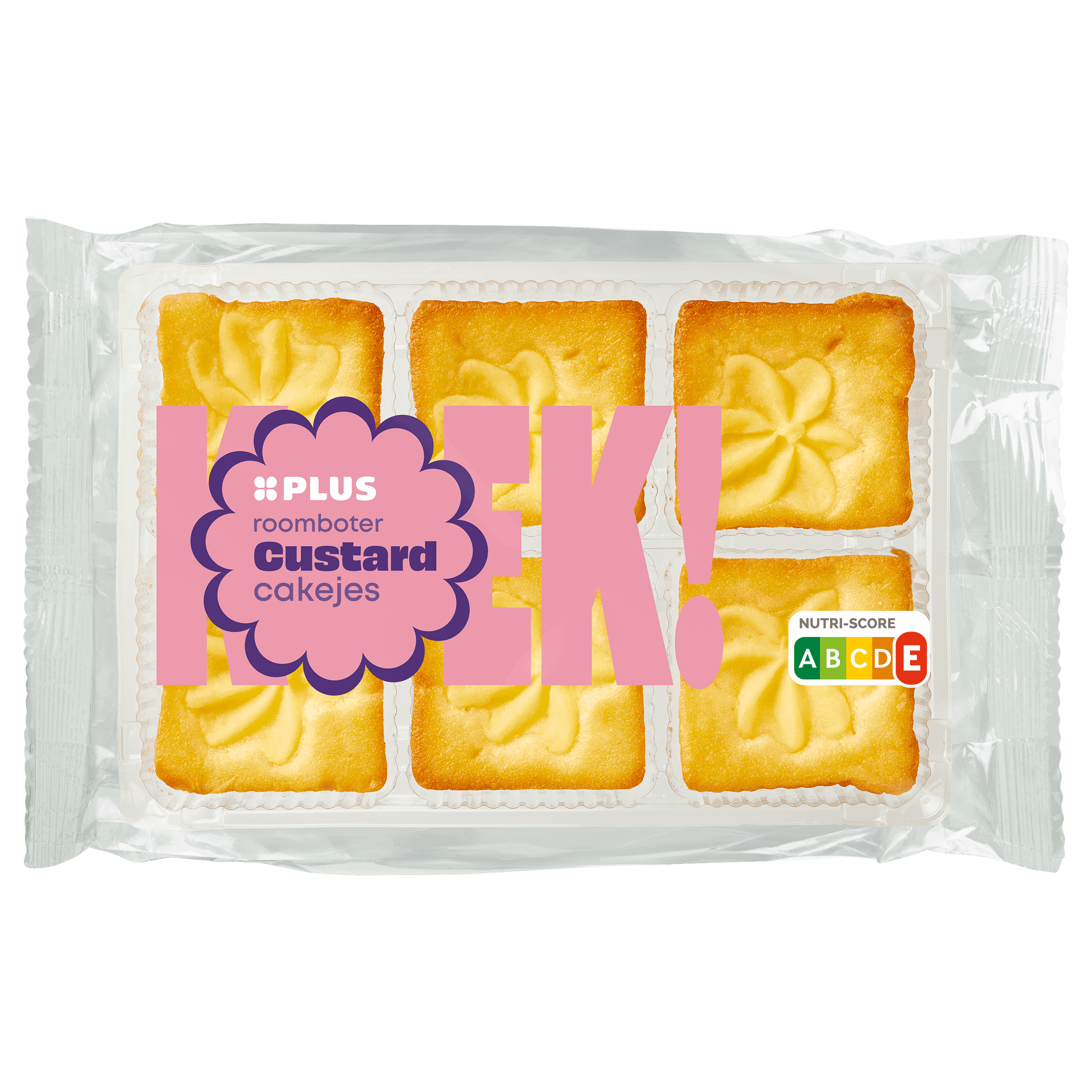 PLUS Custard cakejes