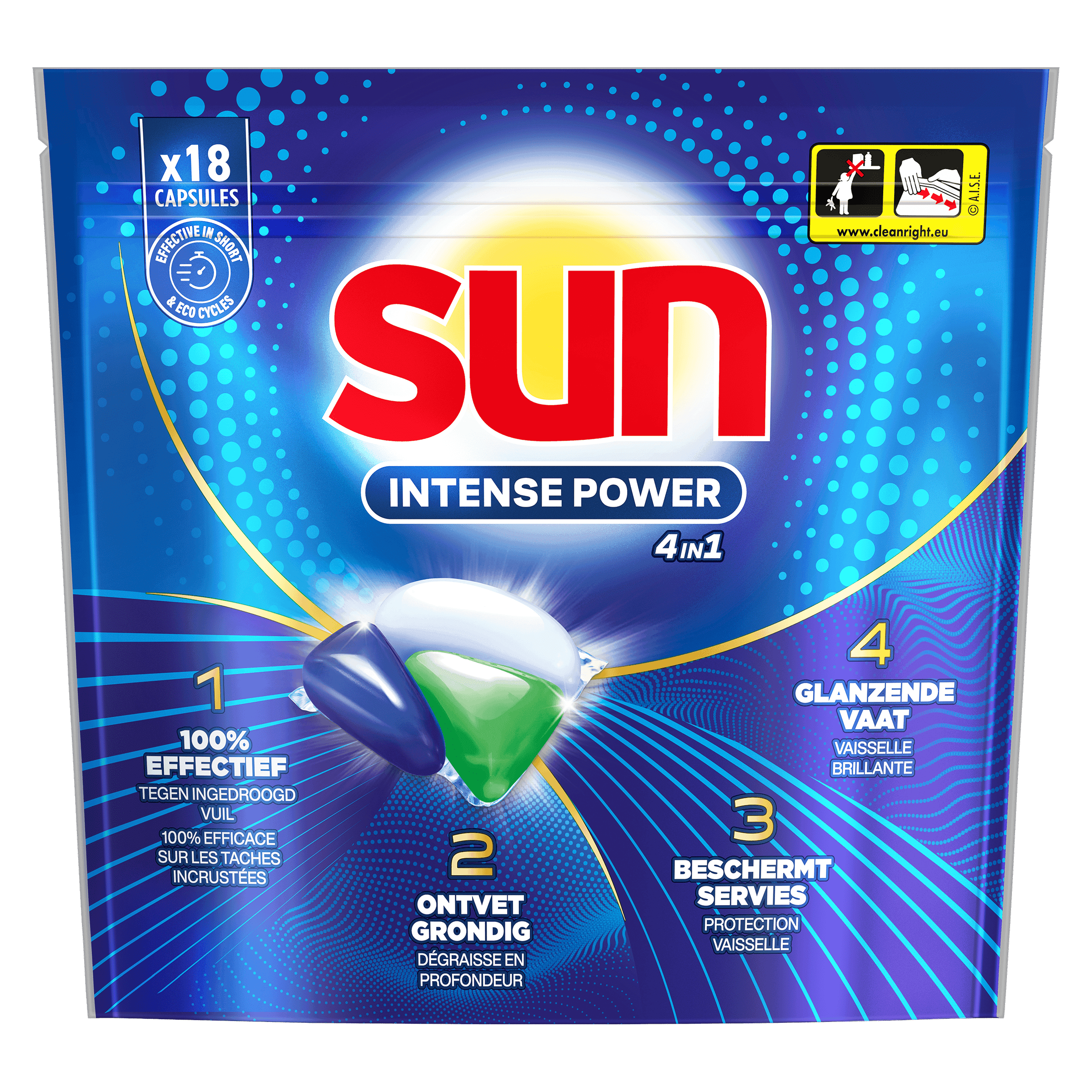 Sun Intense Power vaatwascapsules