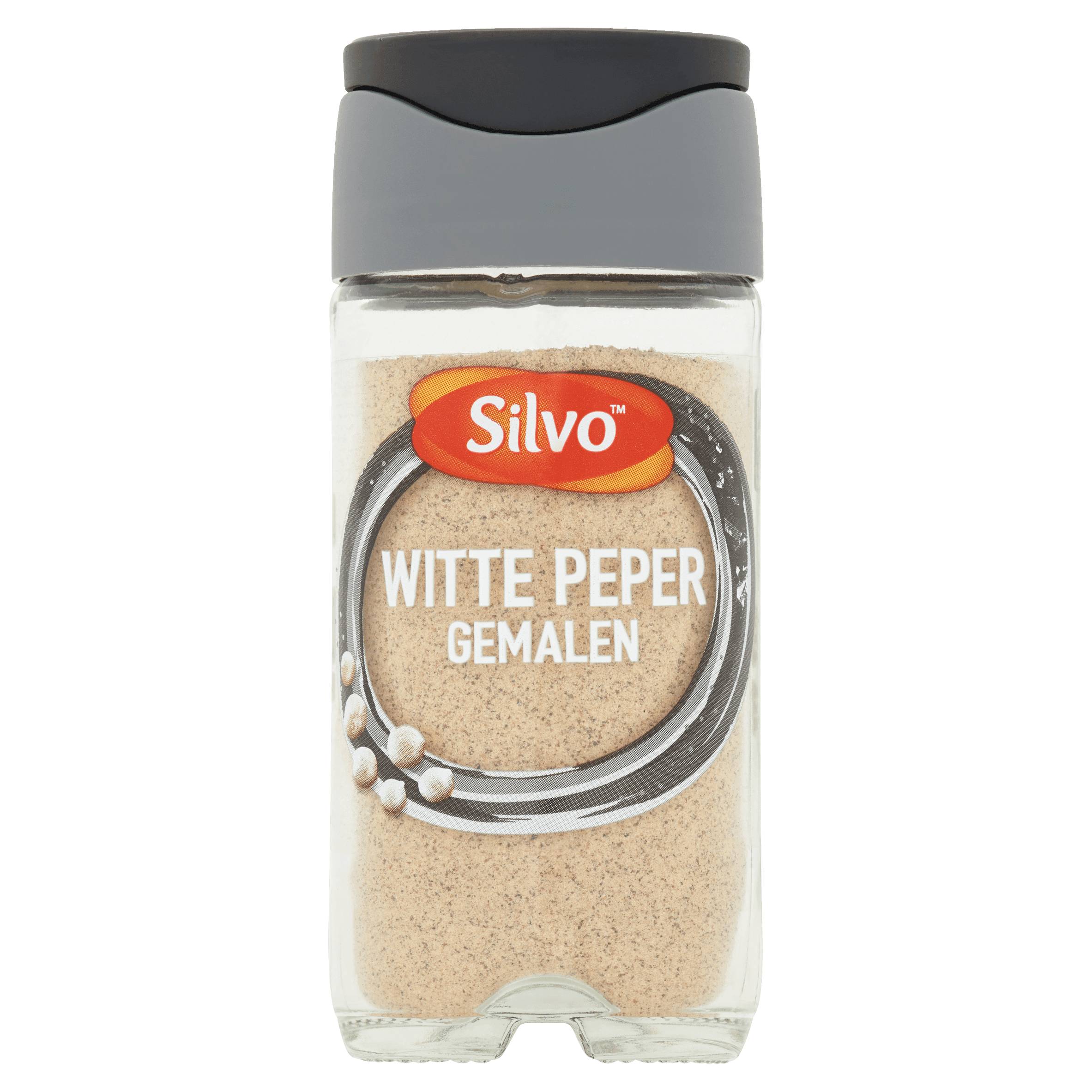 Silvo Peper wit gemalen