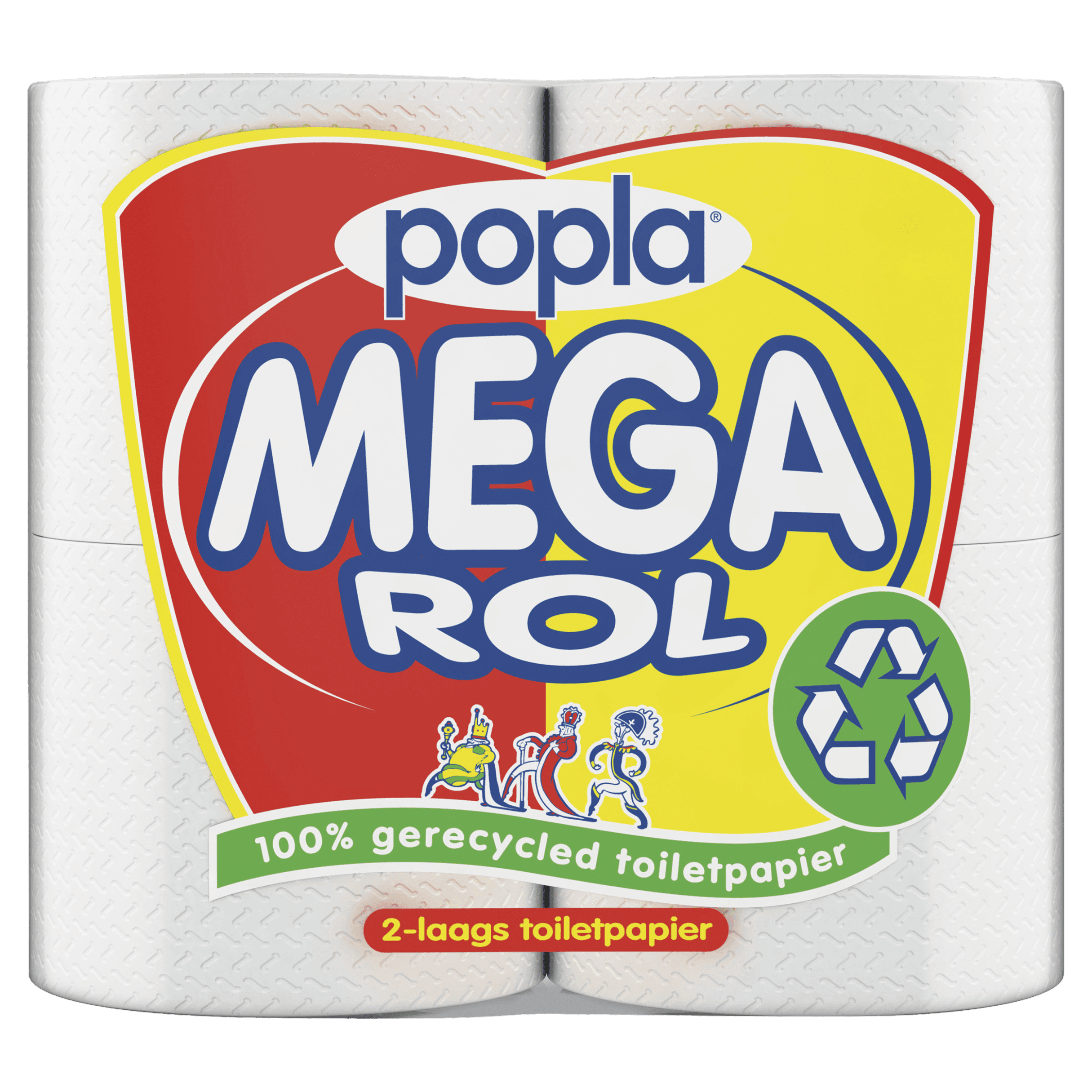 Popla Toiletpapier 2 laags recycled