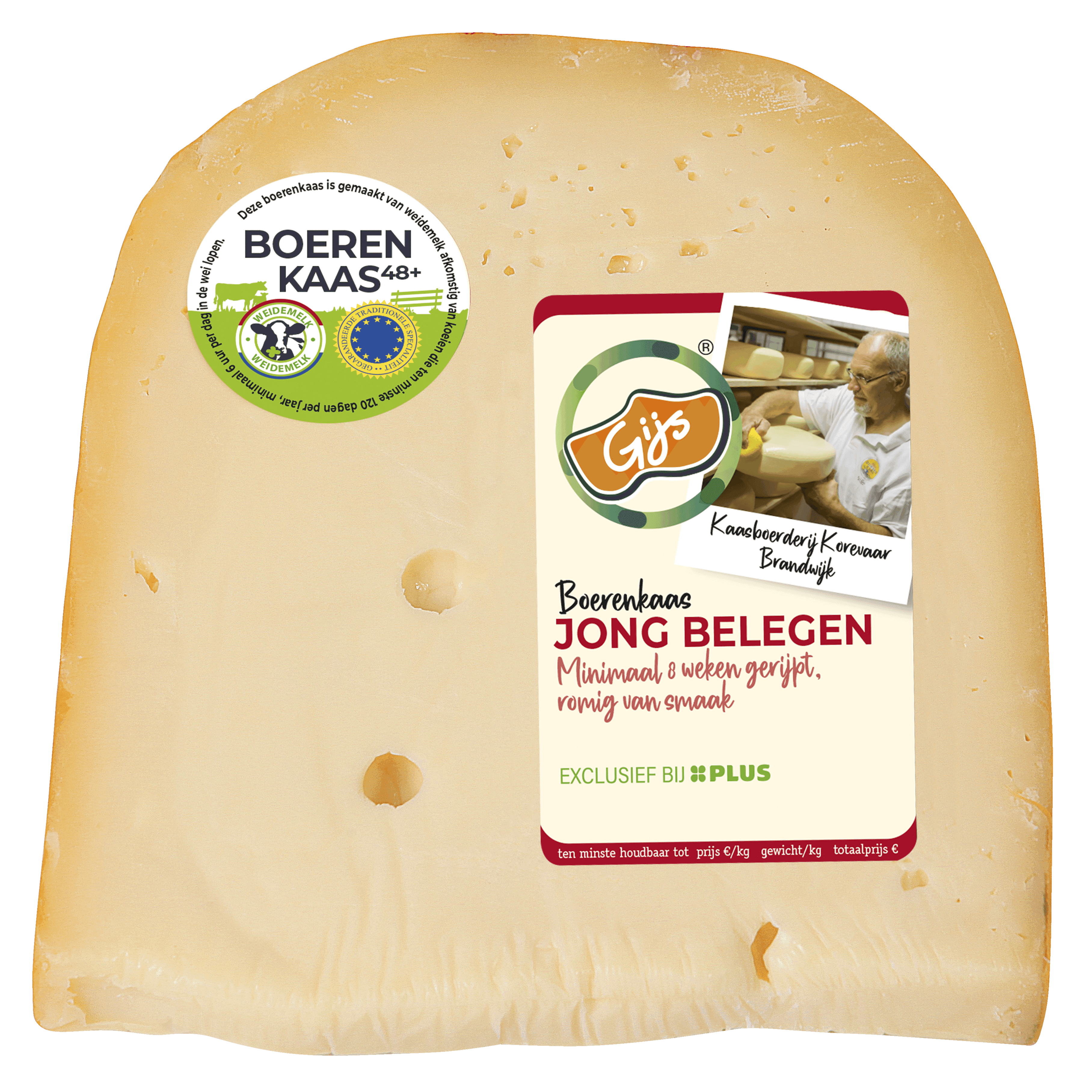 GIJS Boerenkaas Jong belegen 48+ stuk