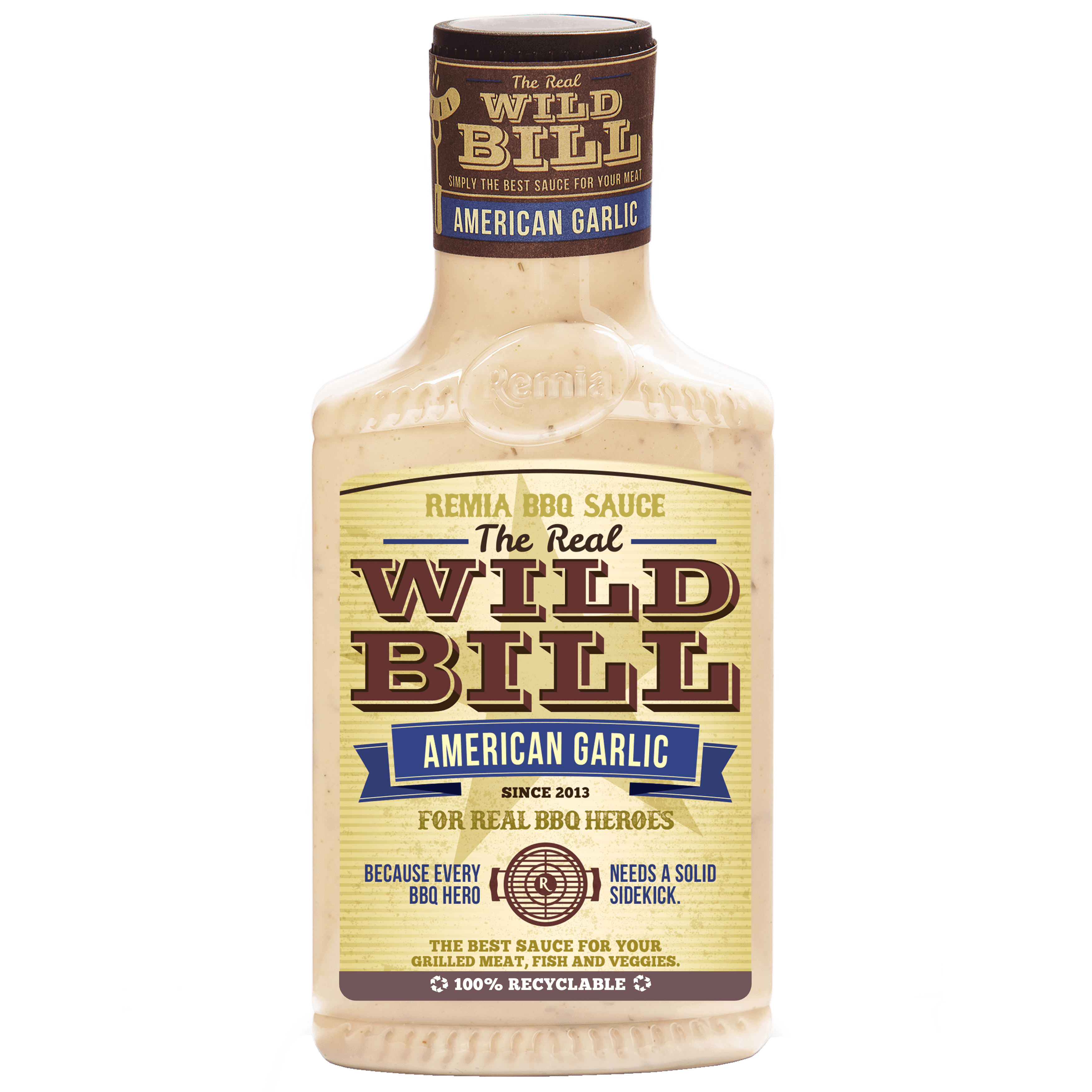 Remia American bbq smokey american garlic