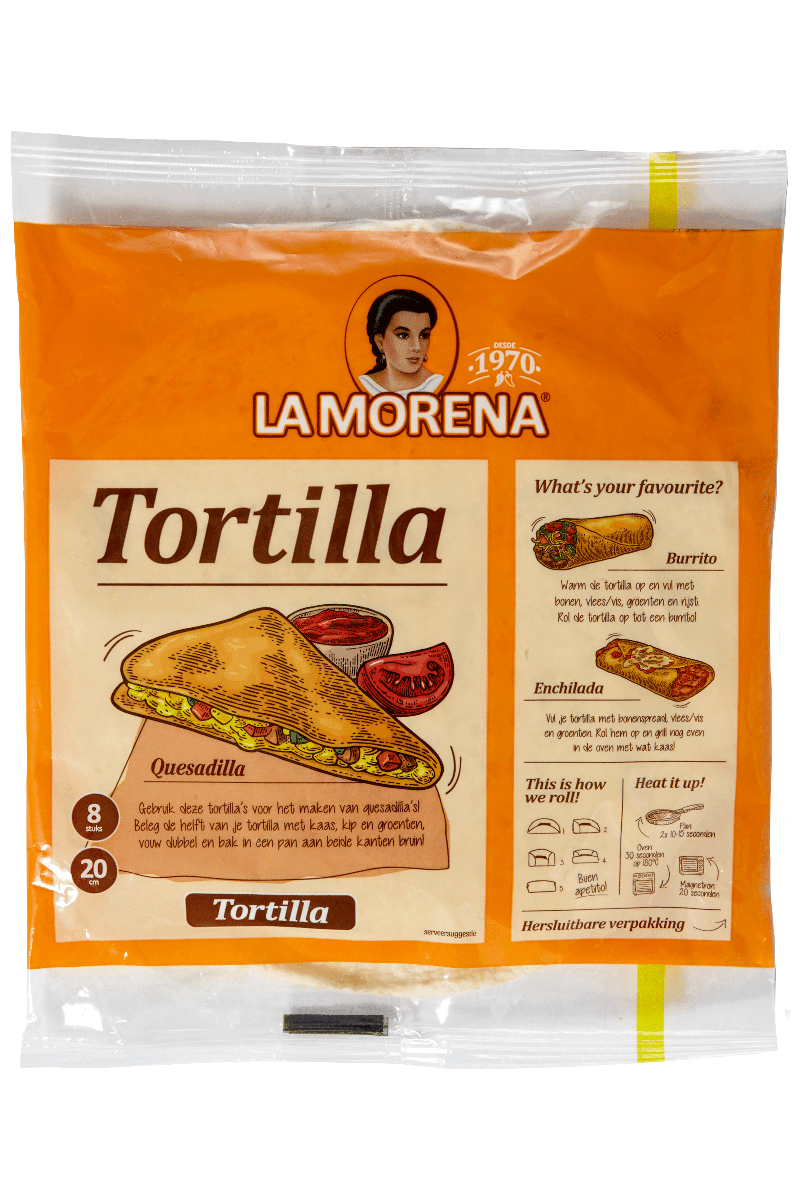 La Morena tortilla naturel