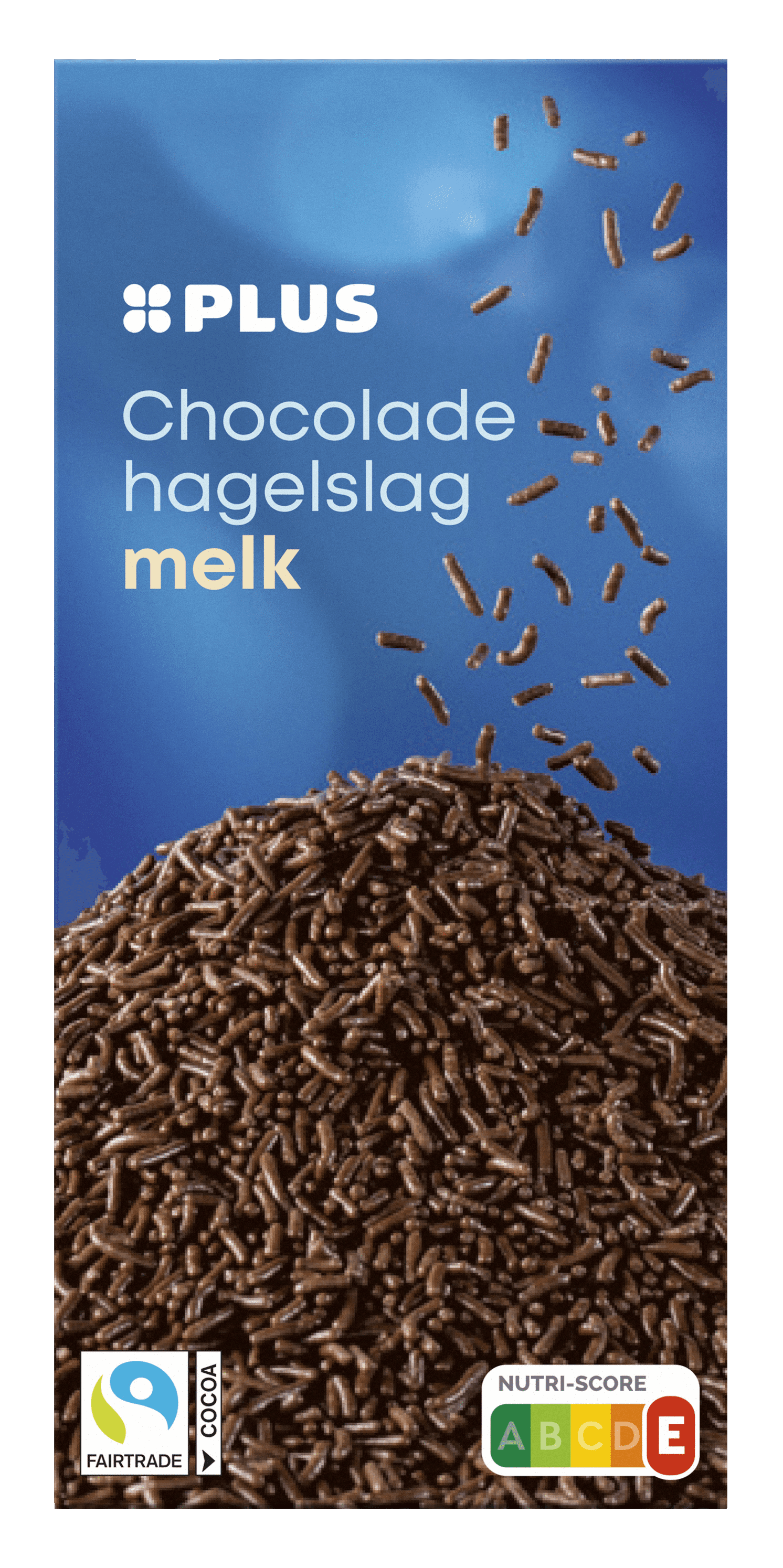 PLUS Chocoladehagel melk Fairtrade