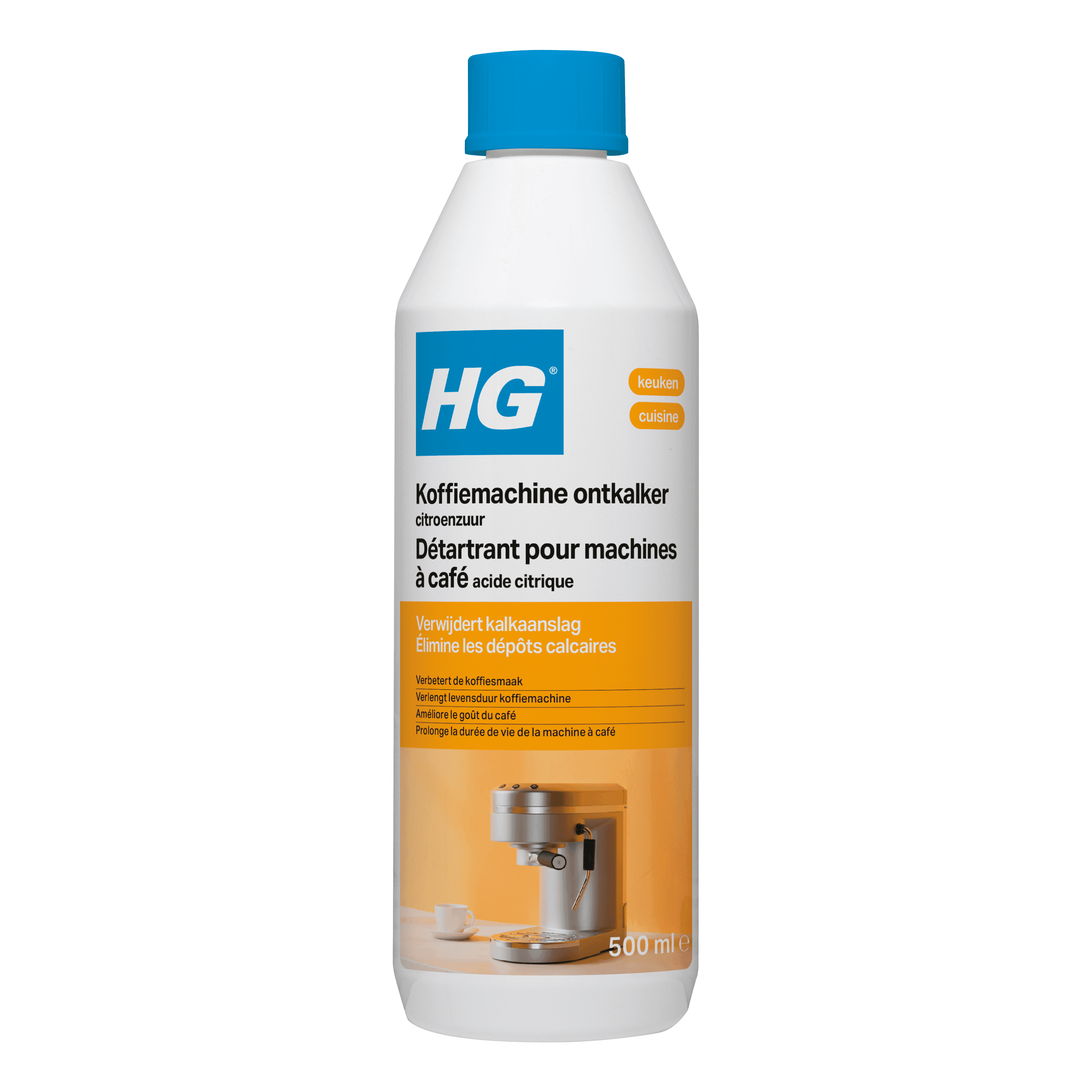 HG koffiemachine ontkalker