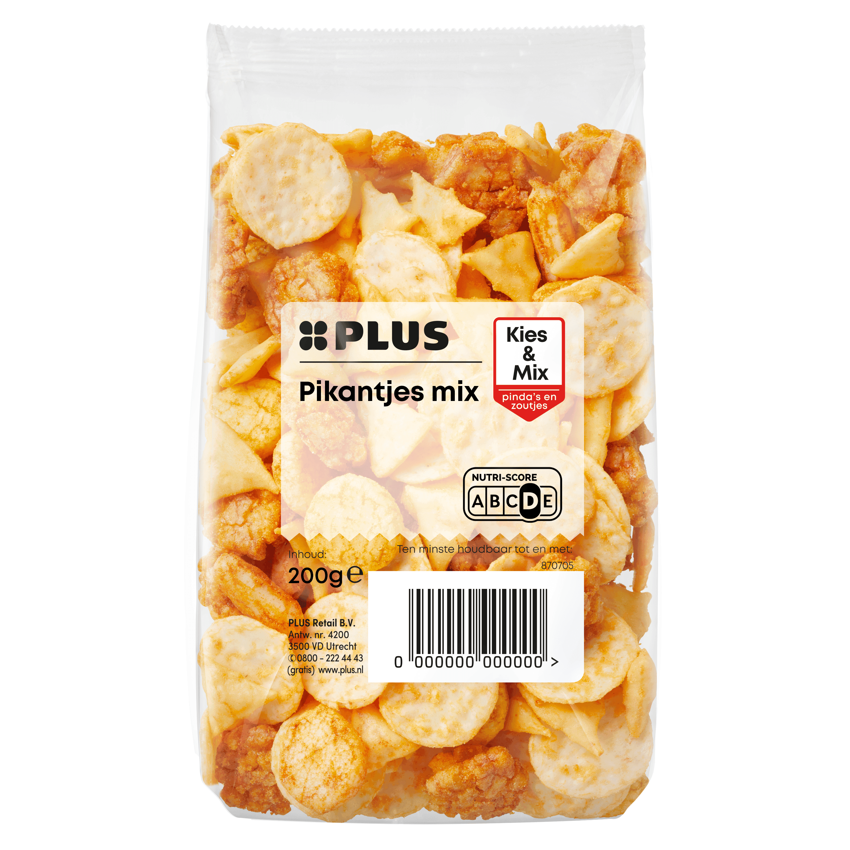 PLUS Pikantjes mix rijstzoutjes