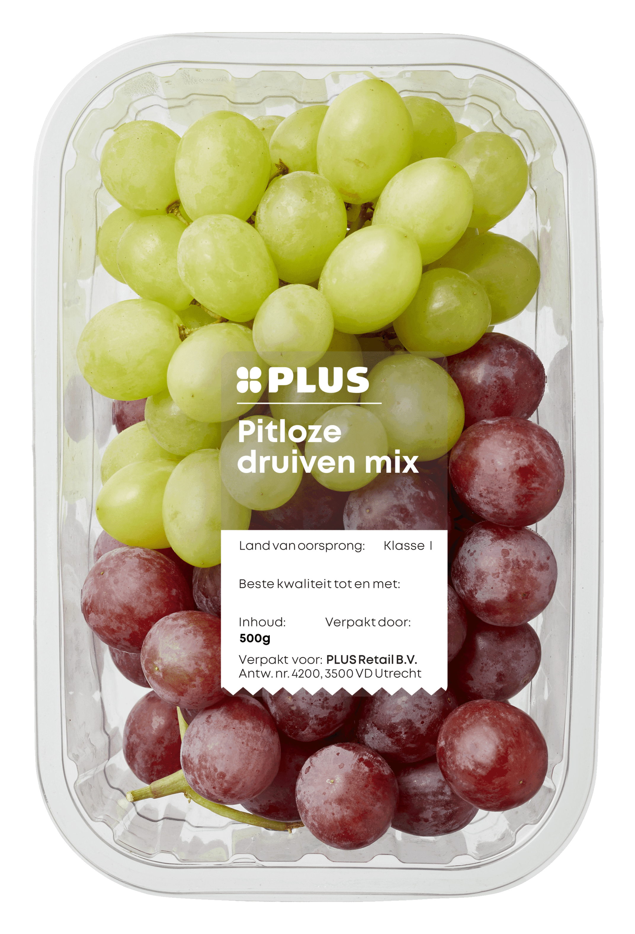 PLUS Druiven mix rood en wit pitloos