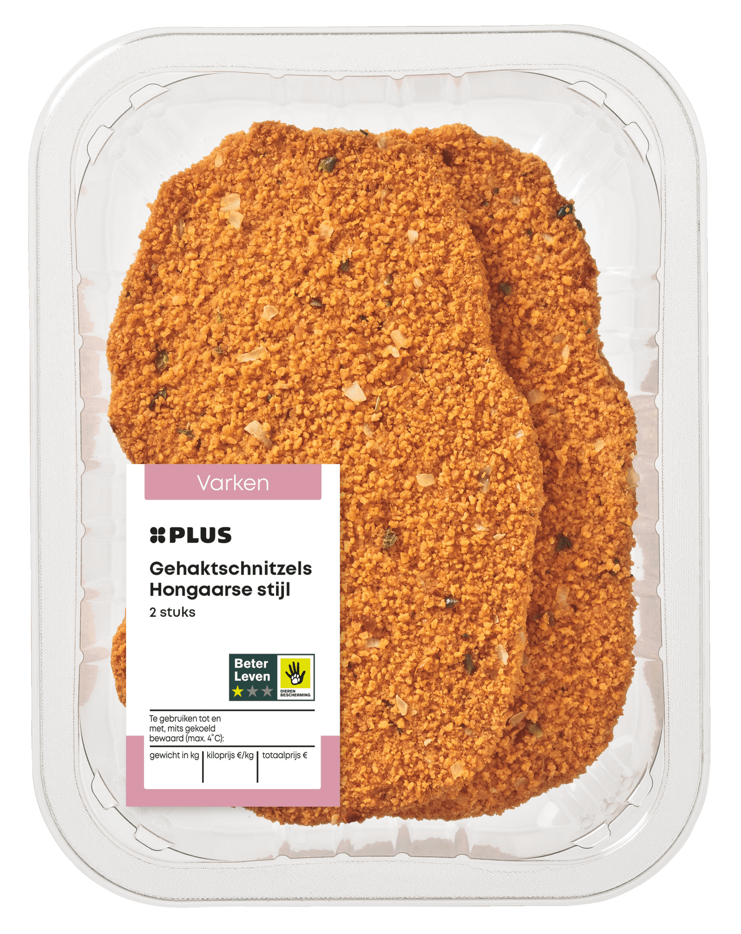 PLUS Gehaktschnitzels Hongaarse stijl 2st