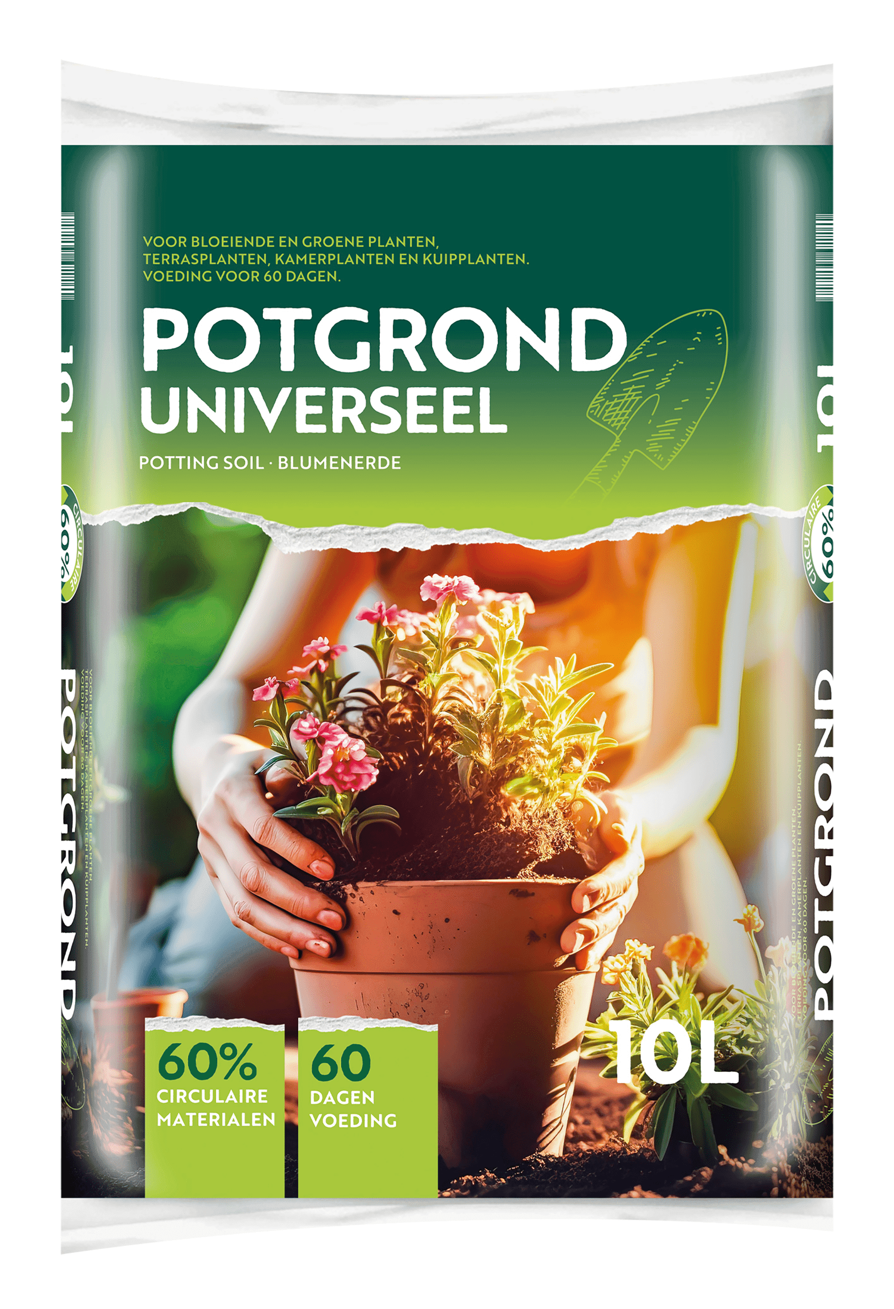 Merkloos Potgrond