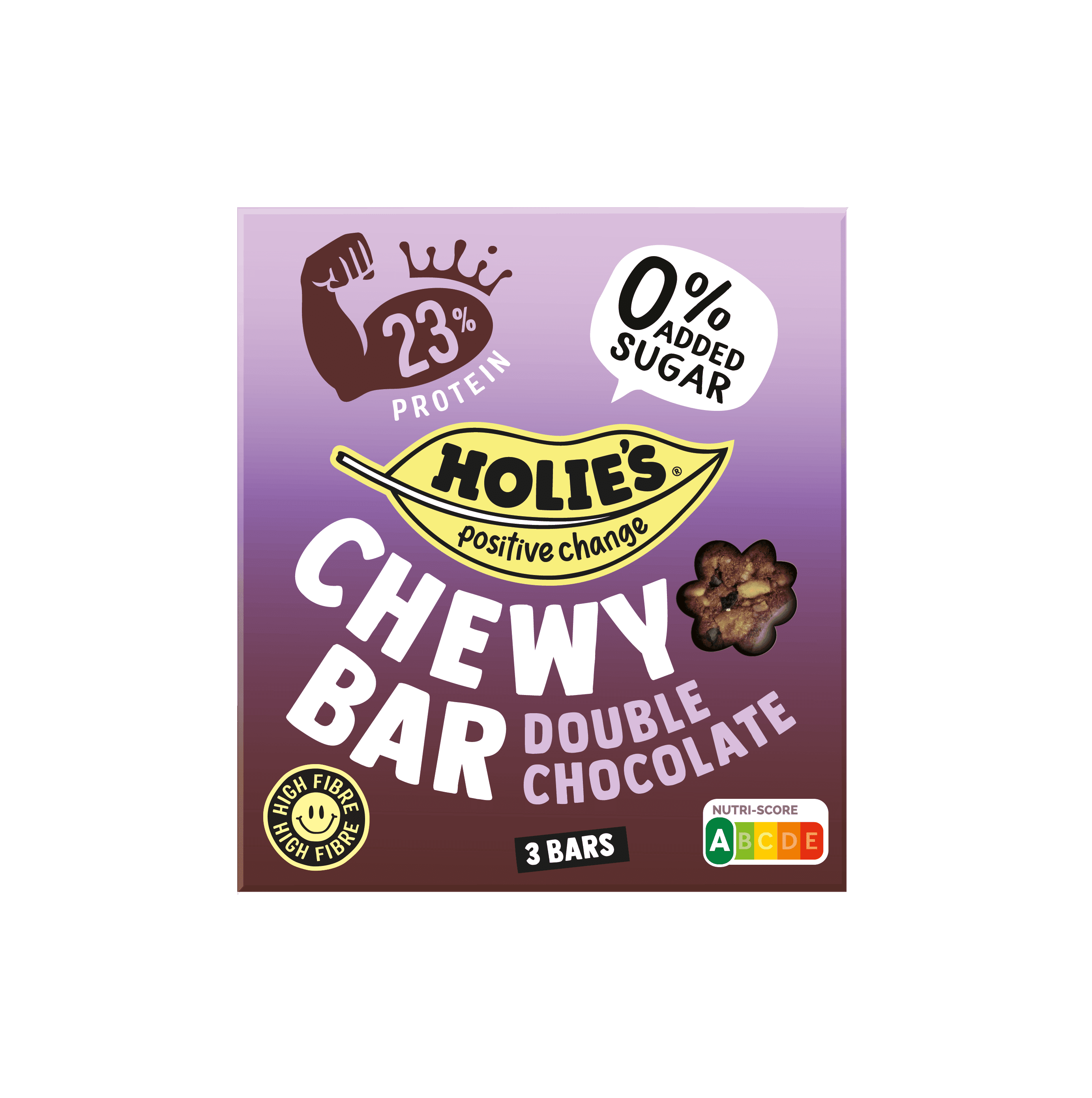 Holie's Chewy Bar Double Chocolate 105g