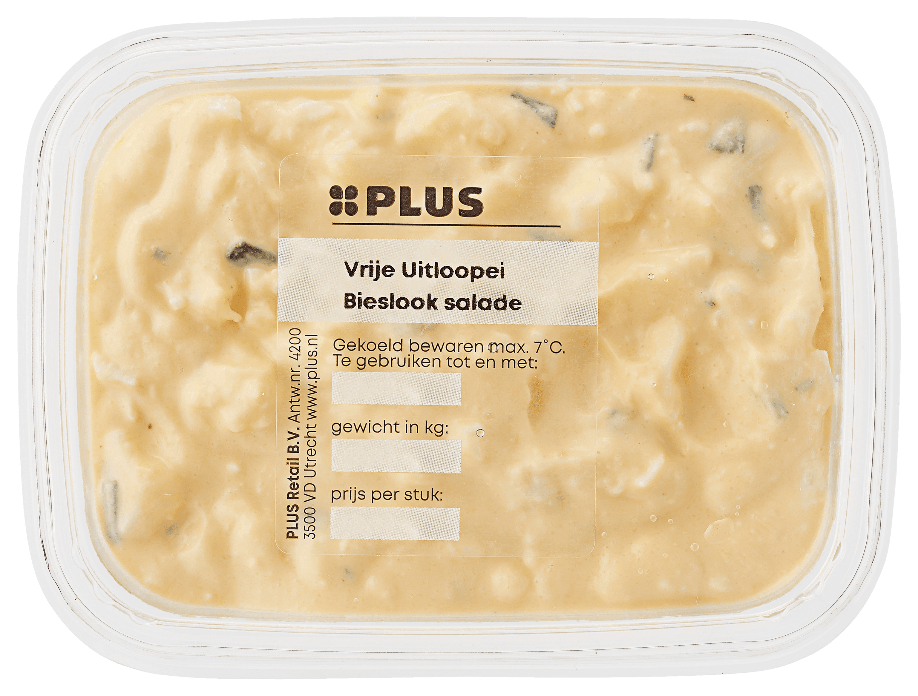 PLUS Vrije uitloop ei-bieslooksalade