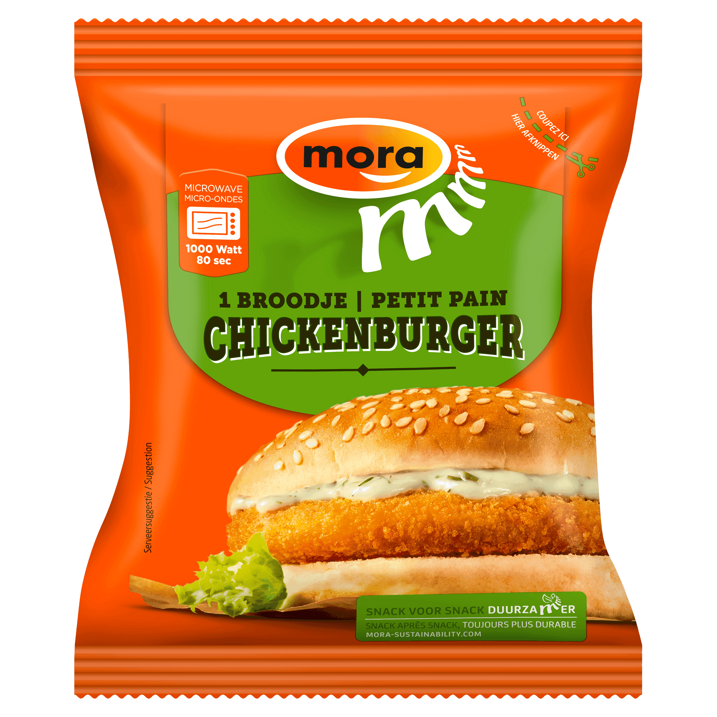 Mora Broodje chickenburger