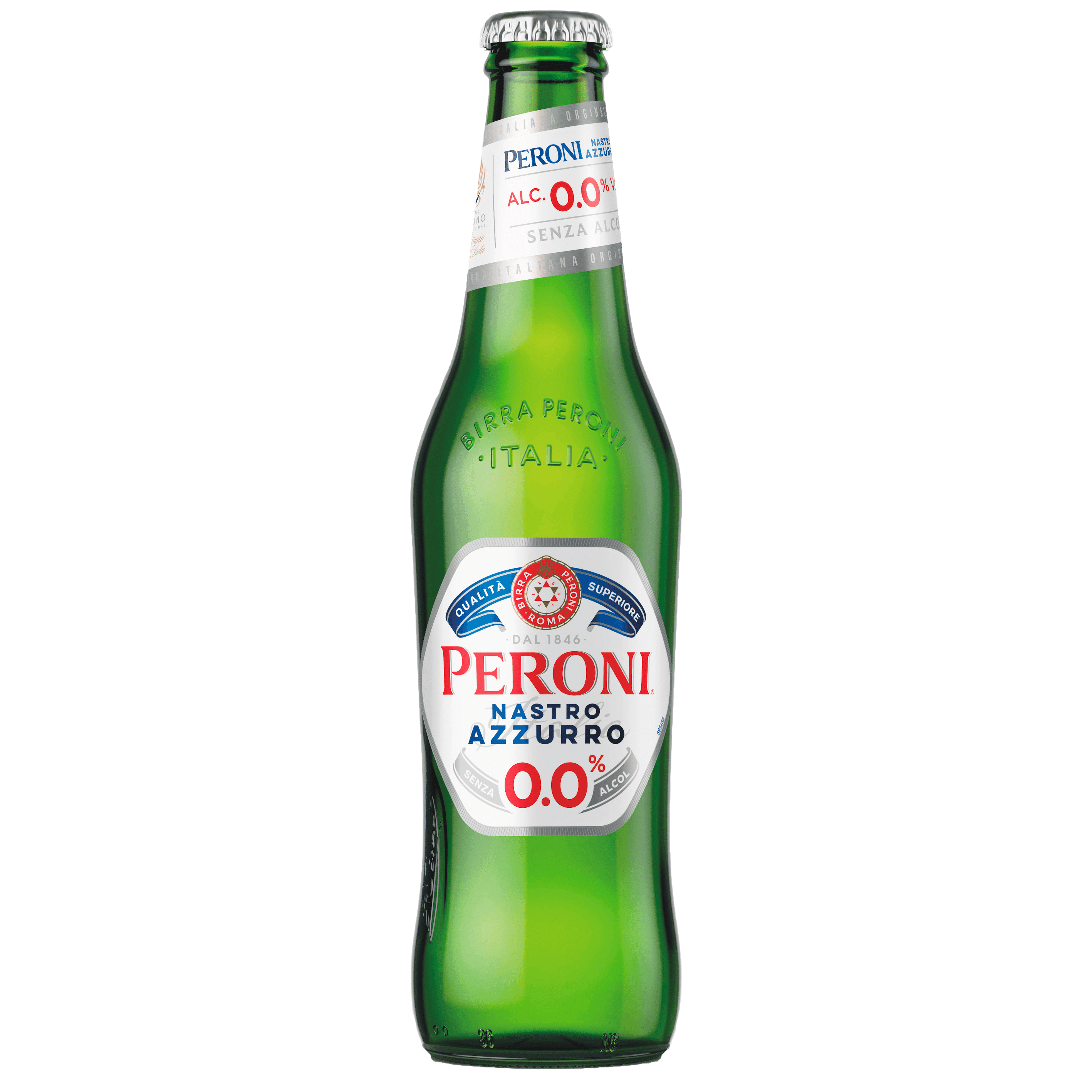 Peroni Nastro Azzuro bier fles 0.0