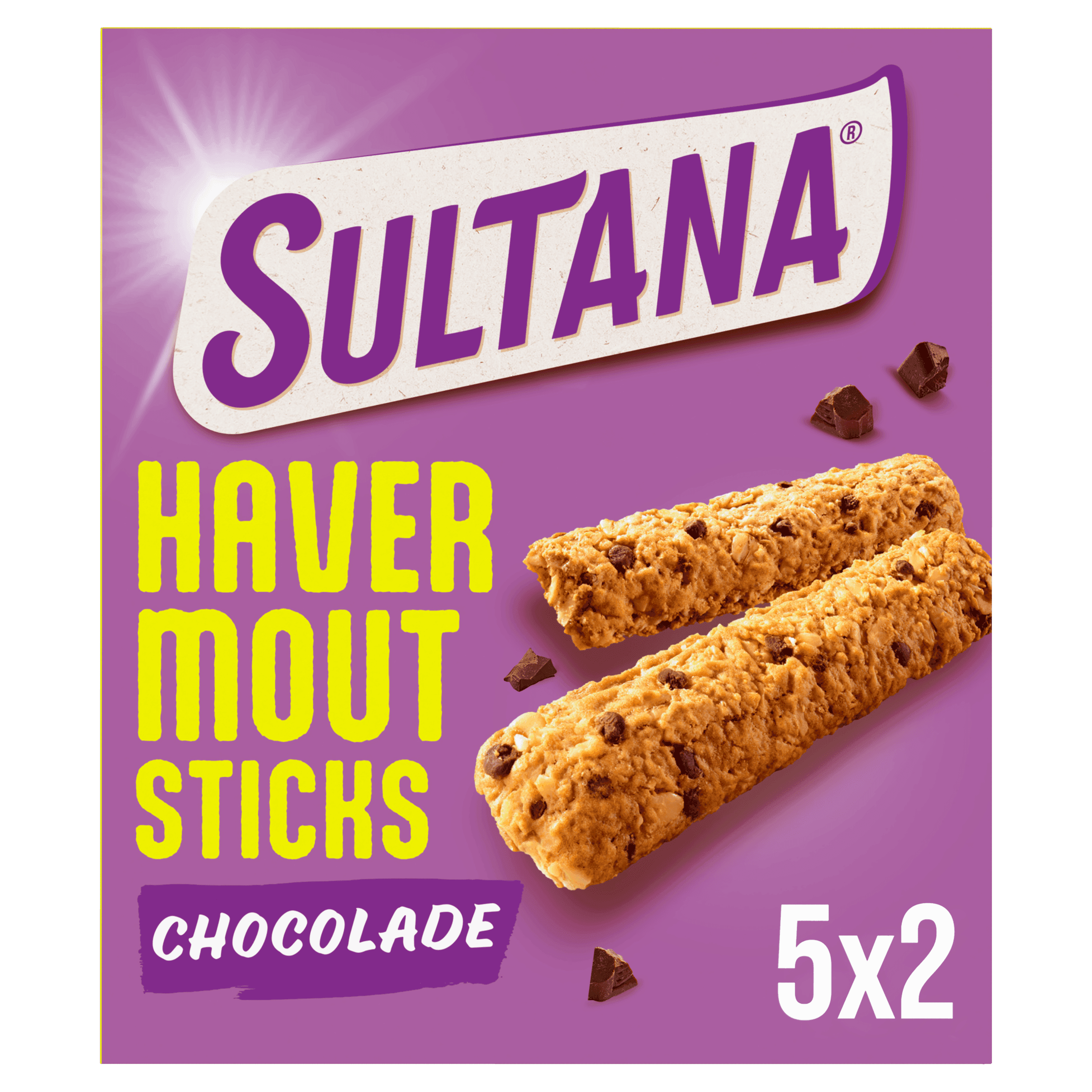 Verkade Sultana havermout sticks chocolade