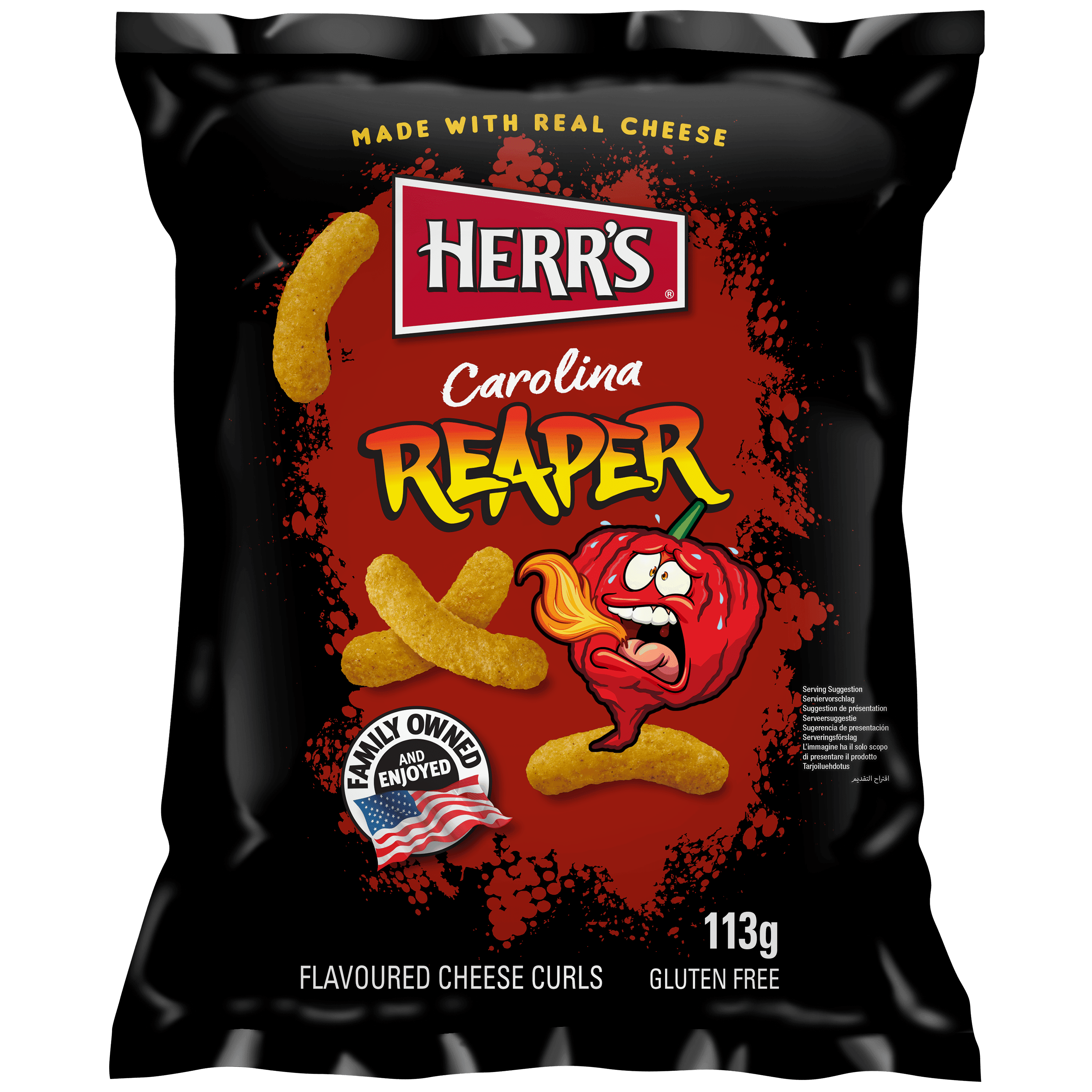 Herr's Carolina reaper curls