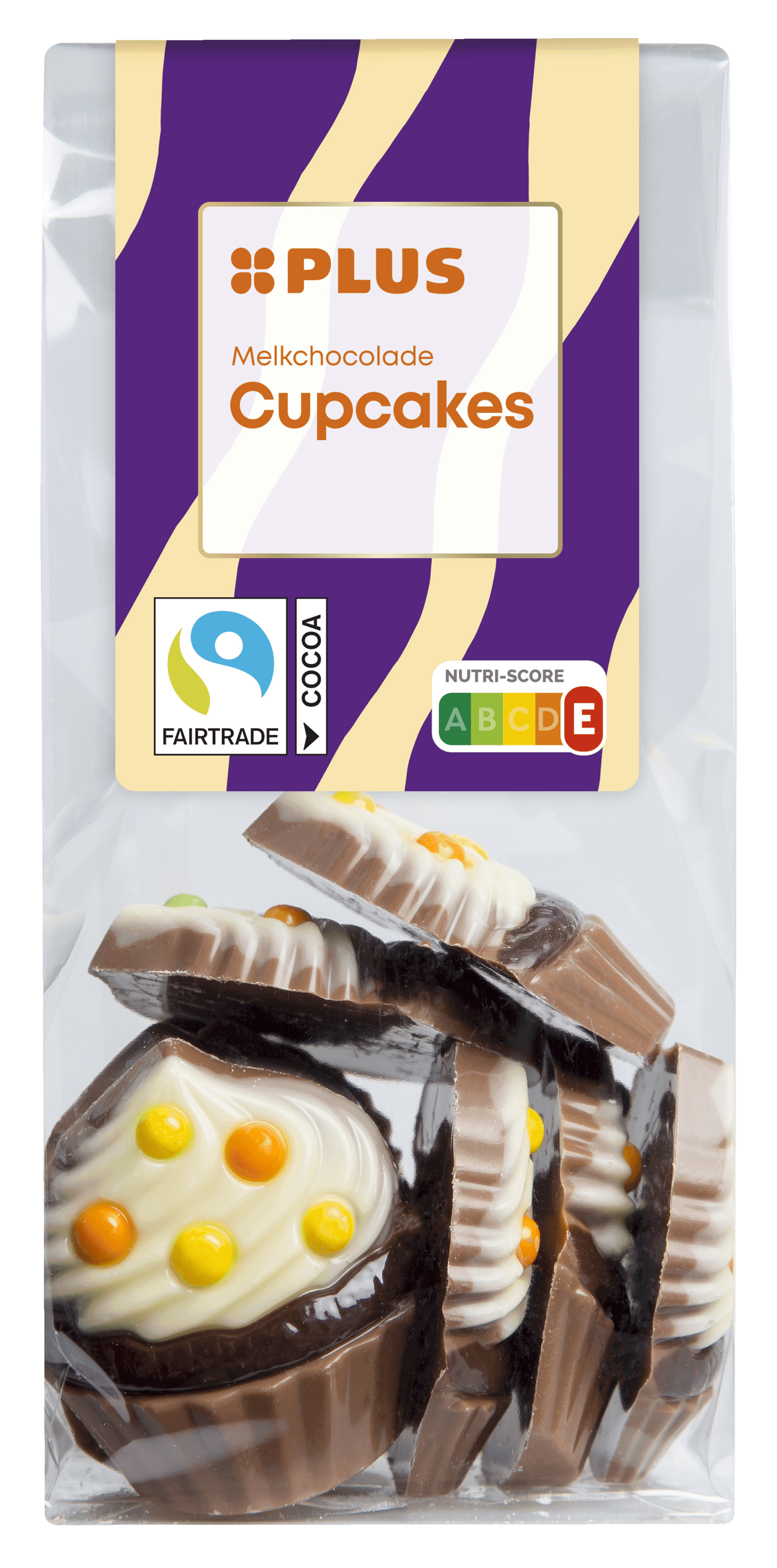 PLUS Chocoladefiguren cupcakes melk