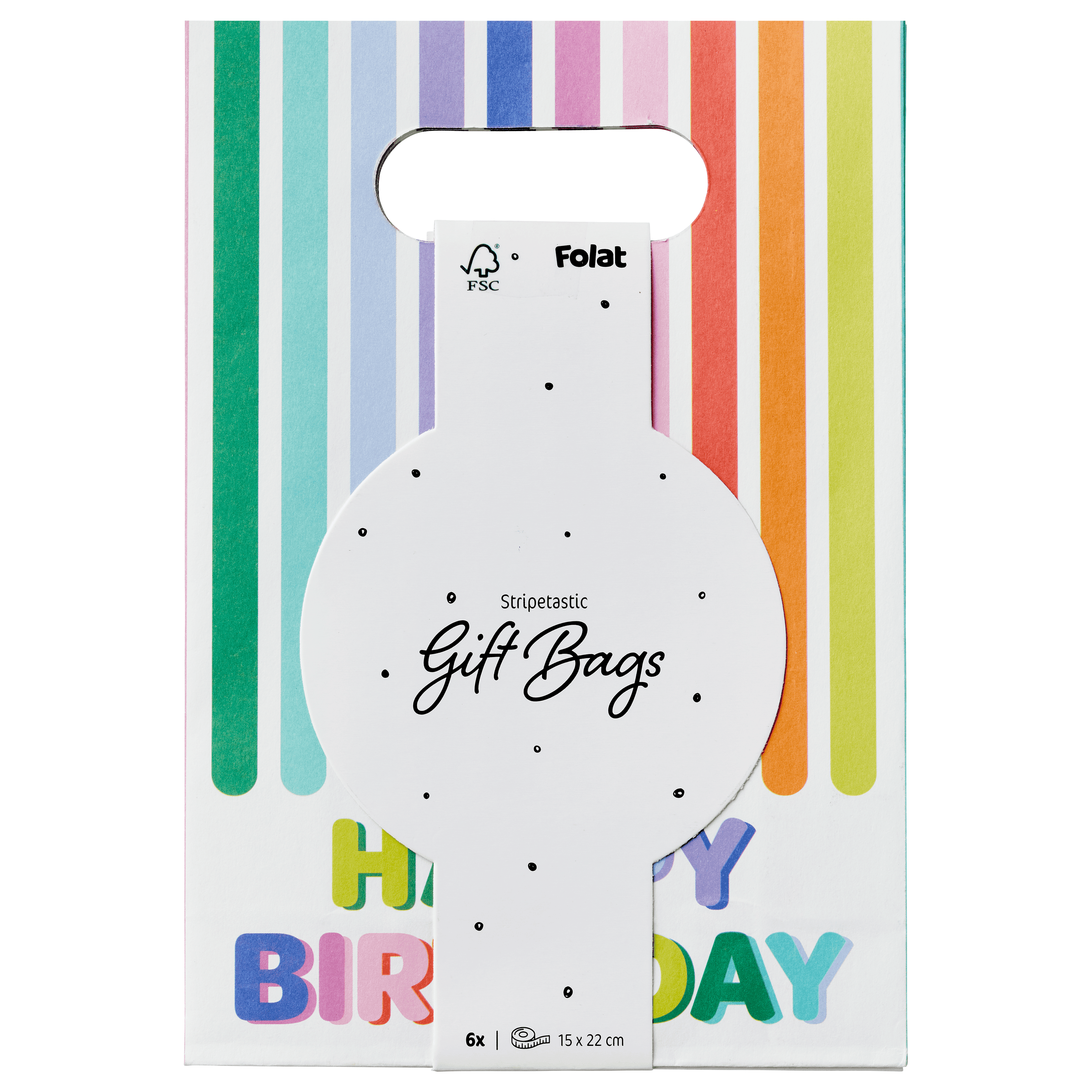 Folat Geschenktasjes - Stripetastic
